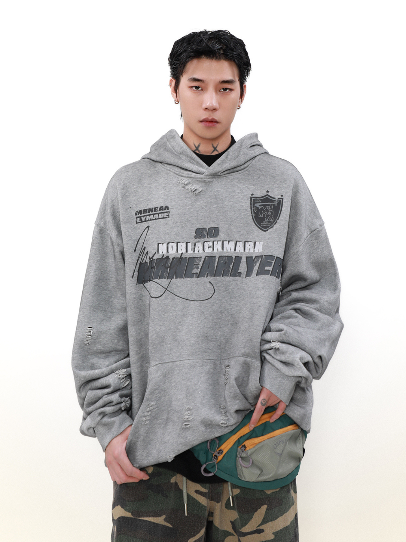 QS933A damage hoodie