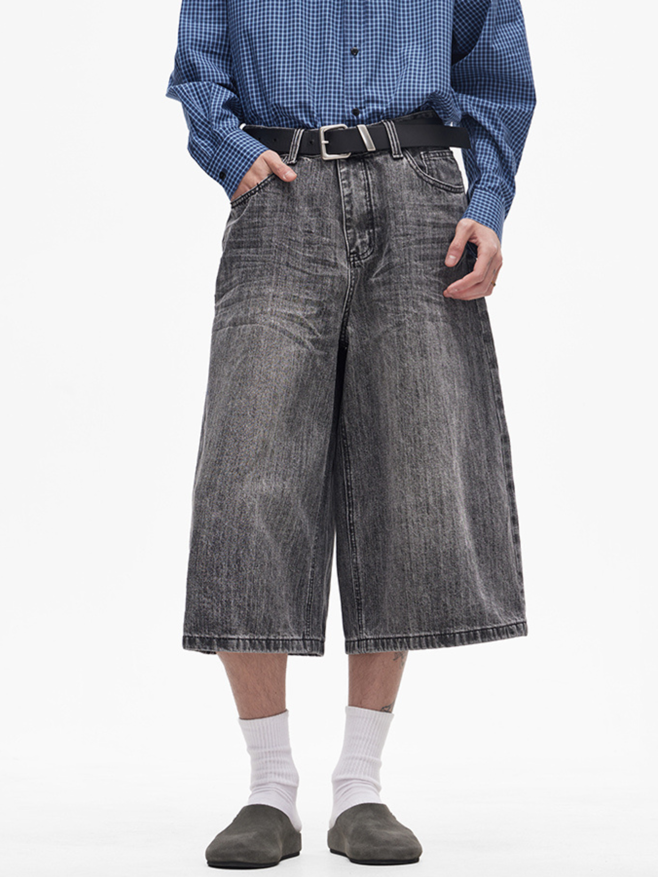 QS419B denim shorts