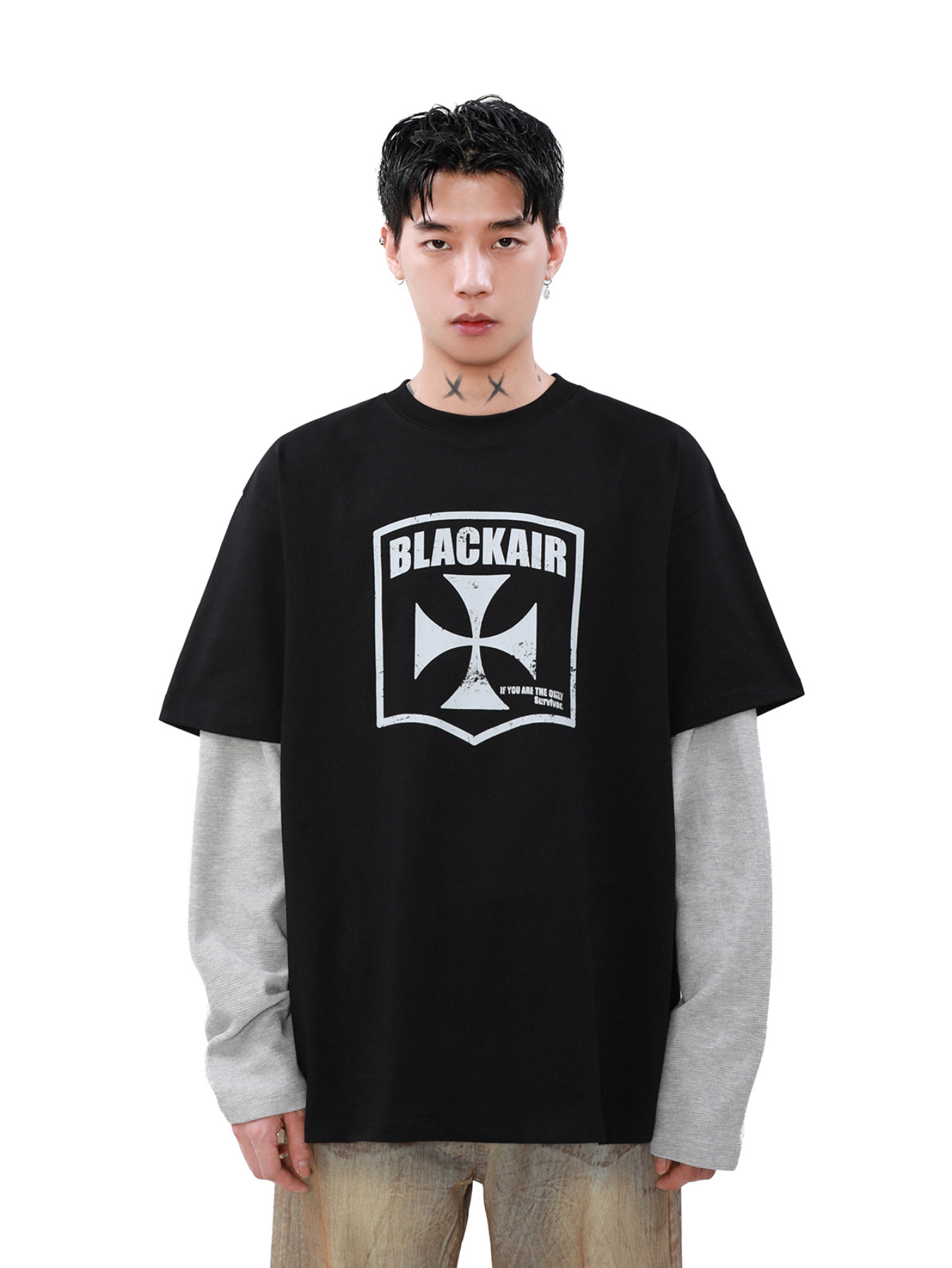 QS898A layered L/S tee