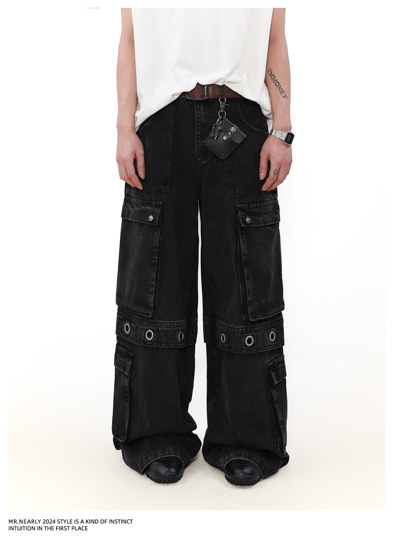 QS845A multi pocket pants