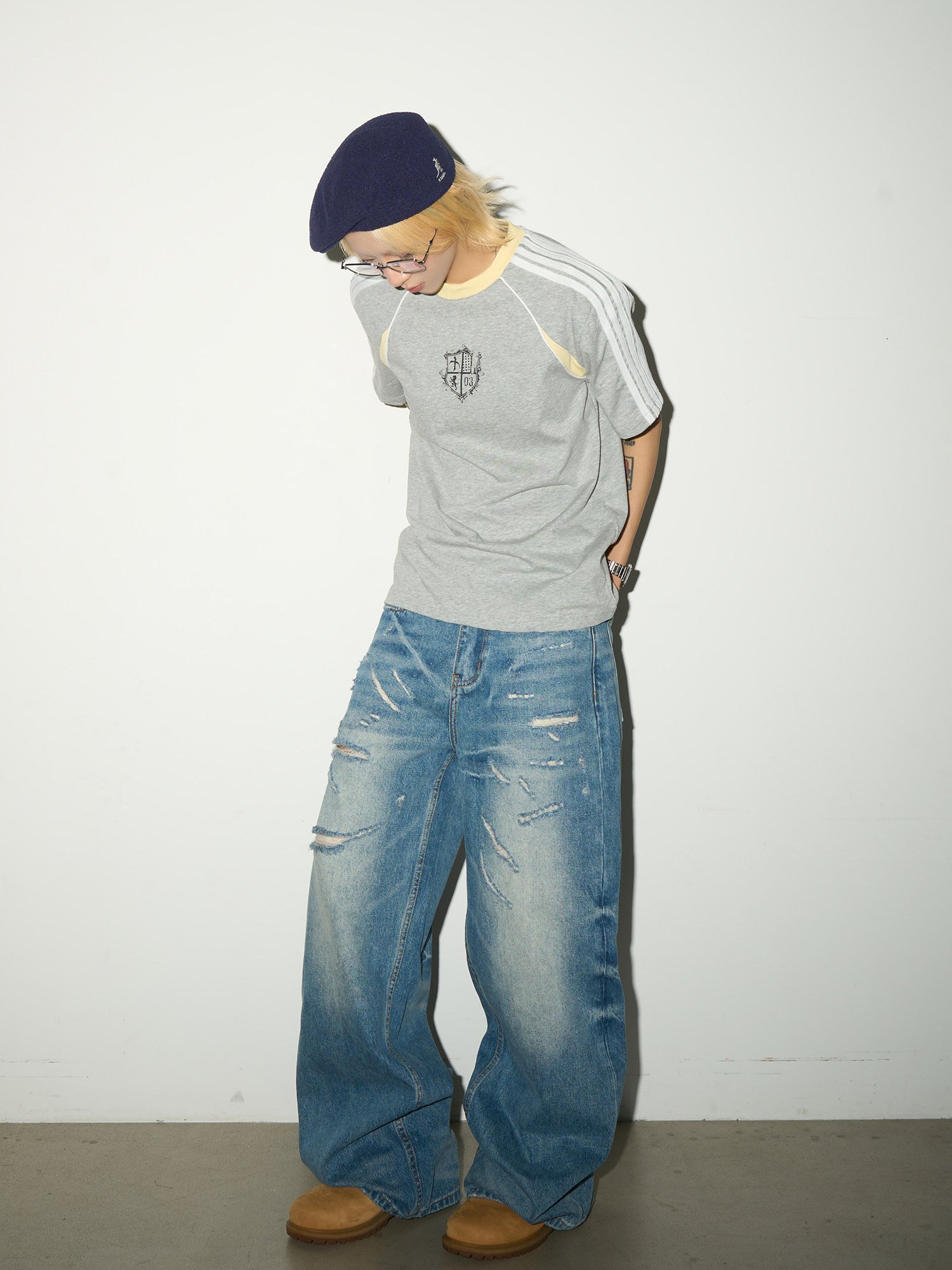 QS761B wash denim