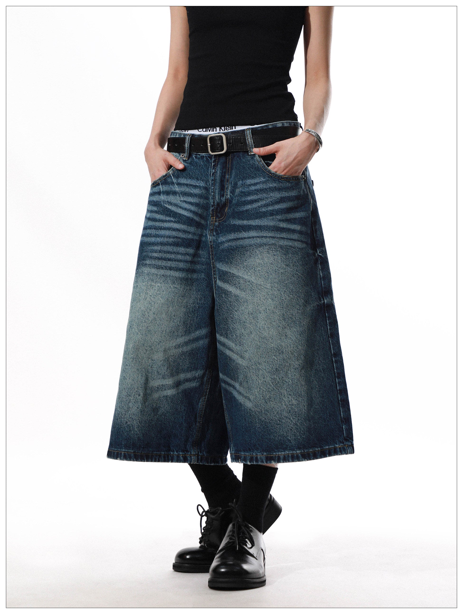 QS816B denim shorts
