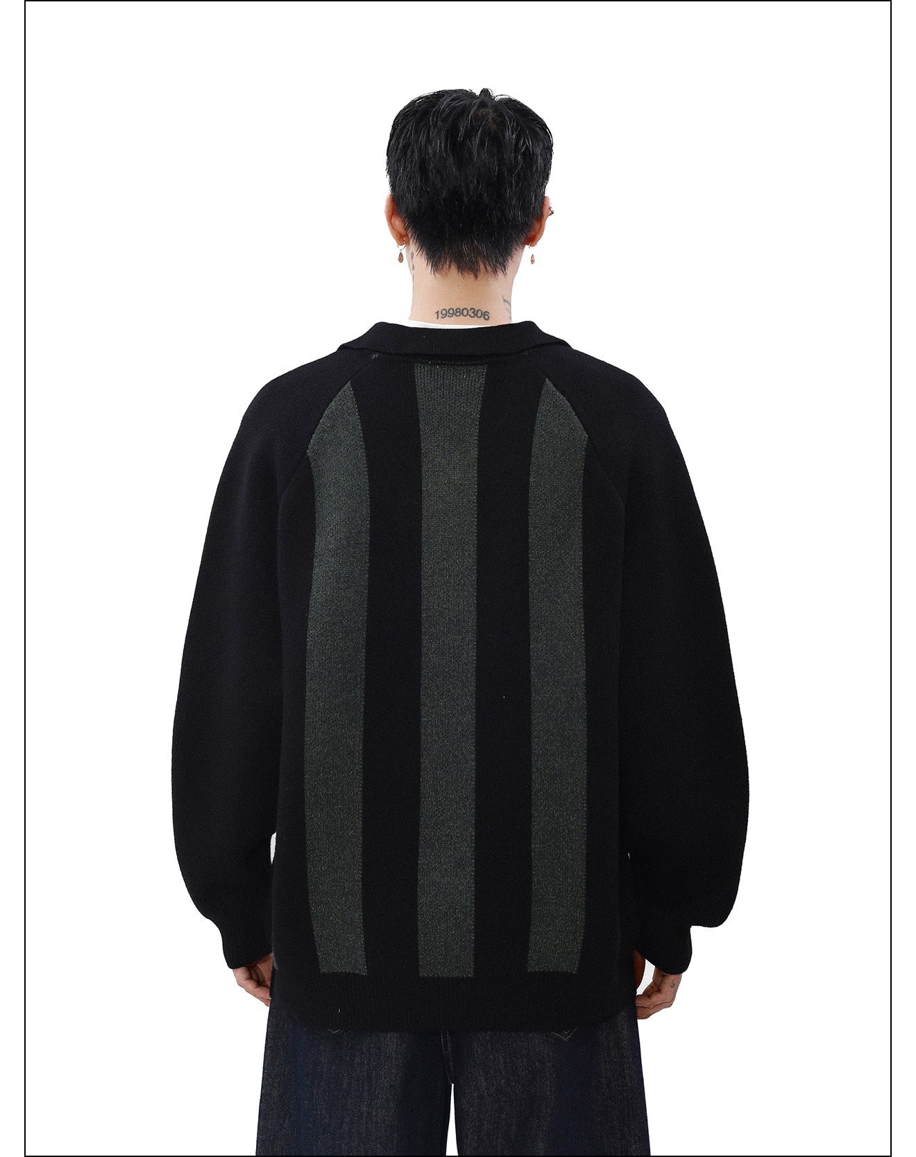 QS973A polo sweater