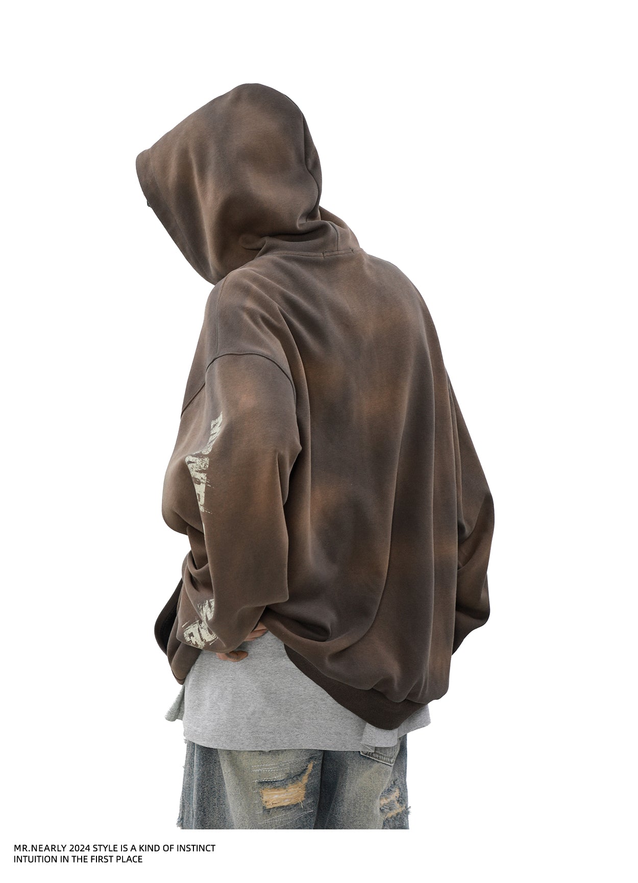 QS886A dirty hoodie