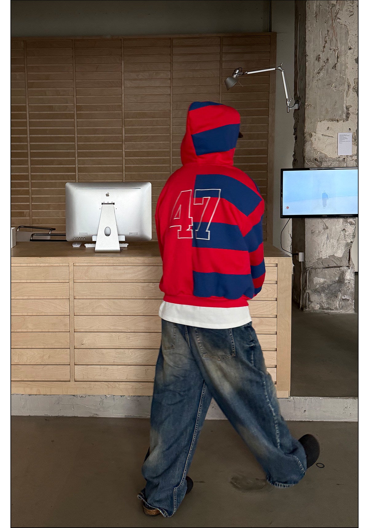 QS728B zip hoodie