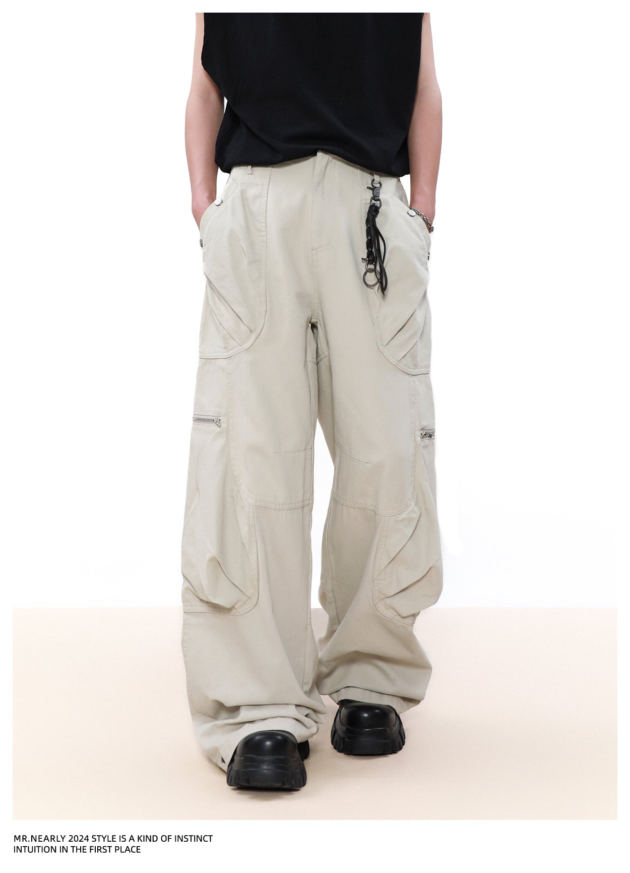 QS769A multi pocket pants