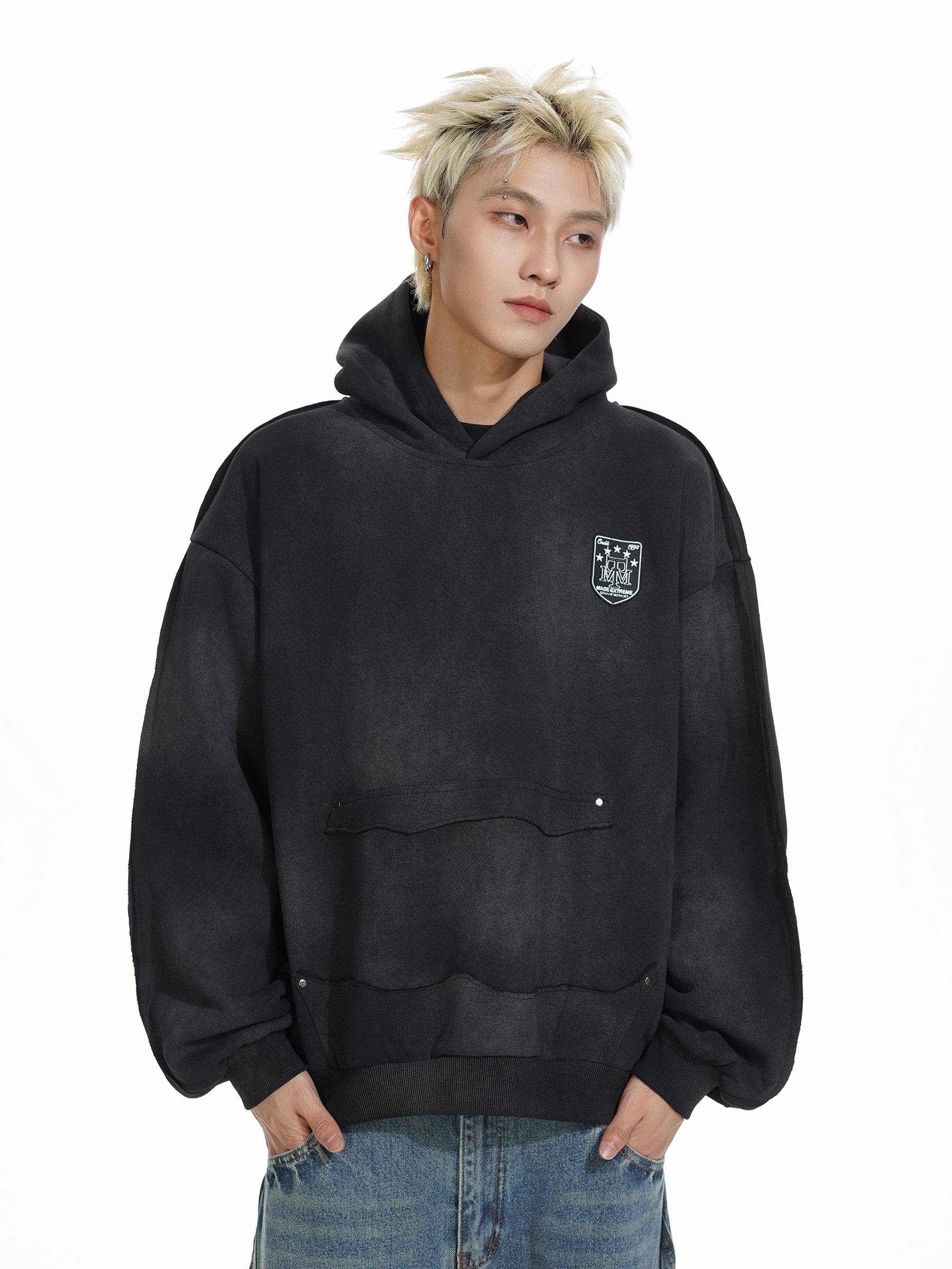 QS005B dirty hoodie