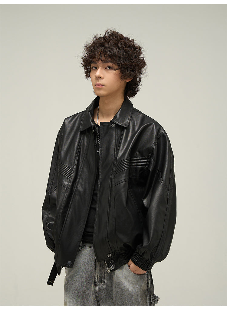 QS362A leather jacket