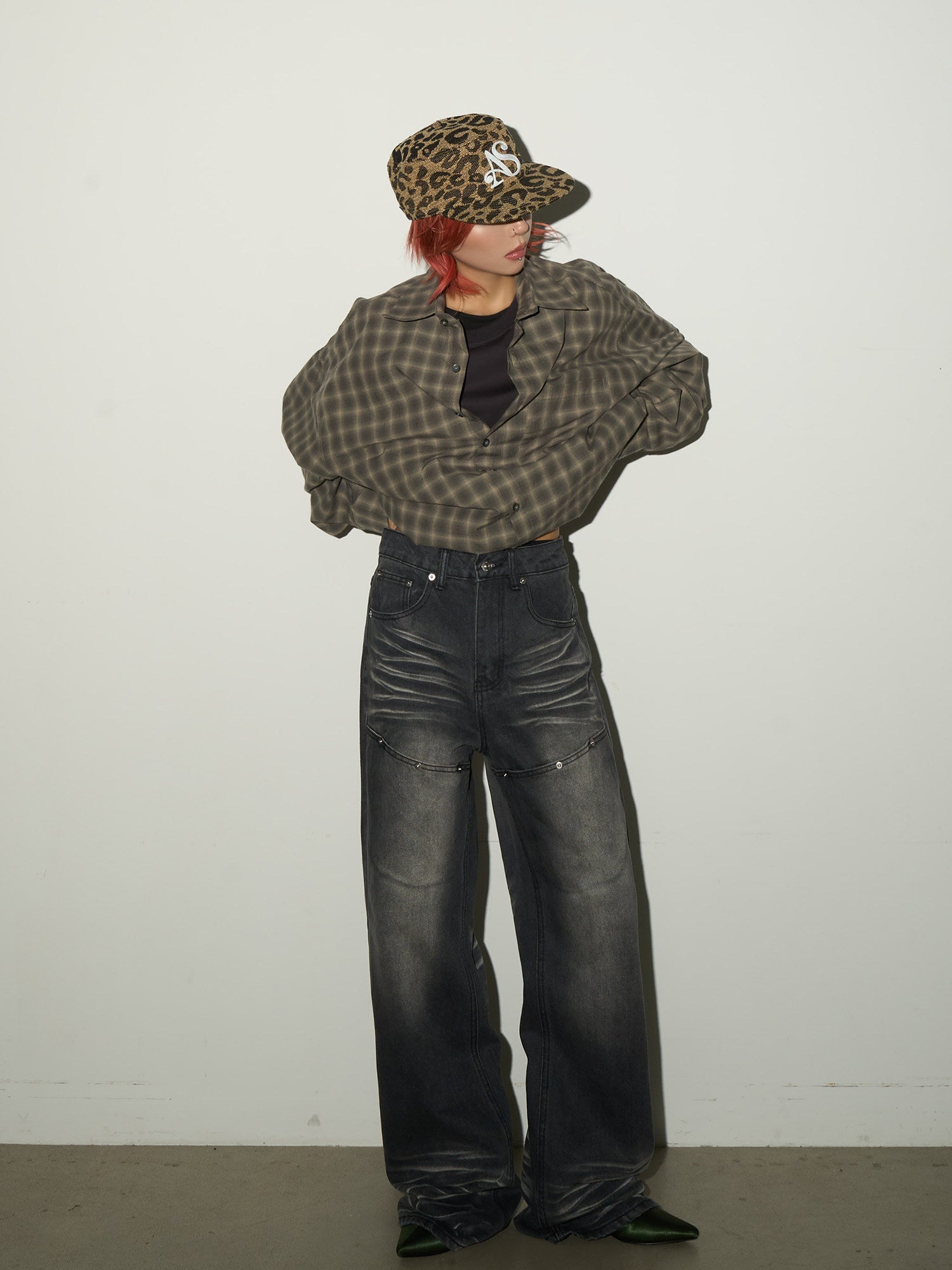 QS705B wash denim