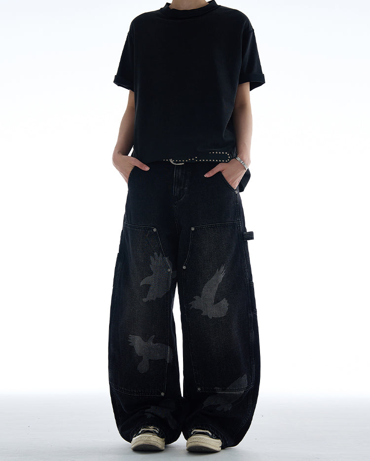 QS401B wide denim