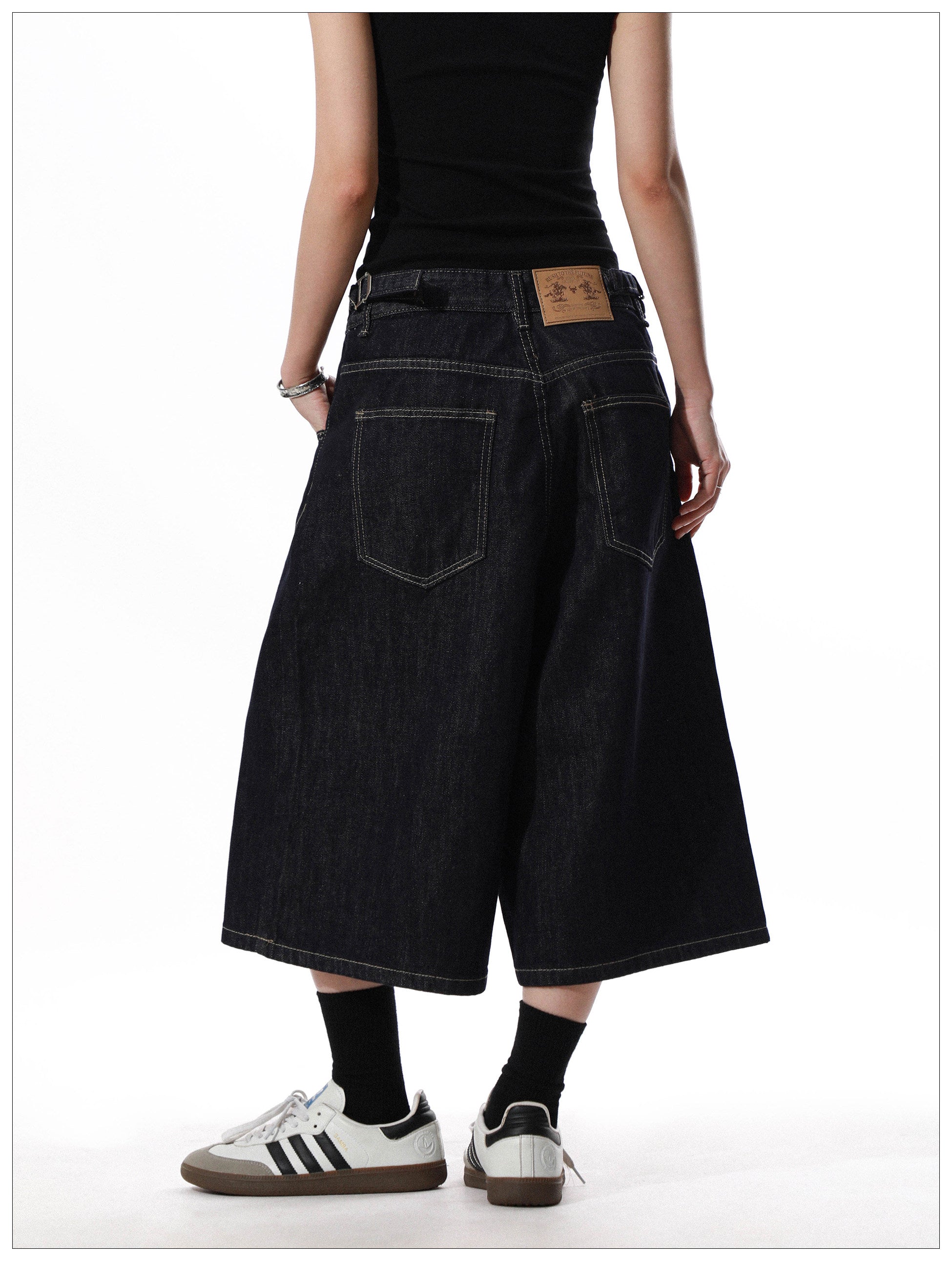 QS814B denim shorts