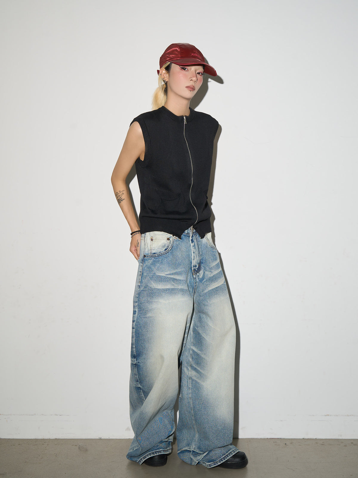 QS907B loose denim