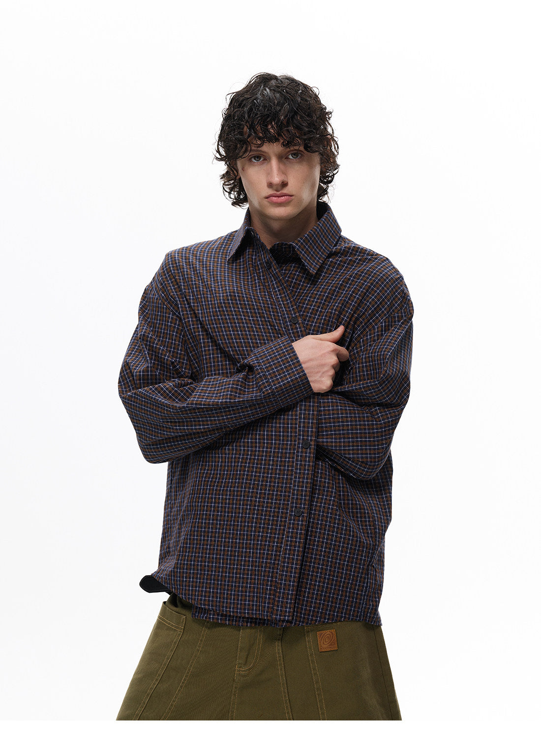 QS719B check shirts
