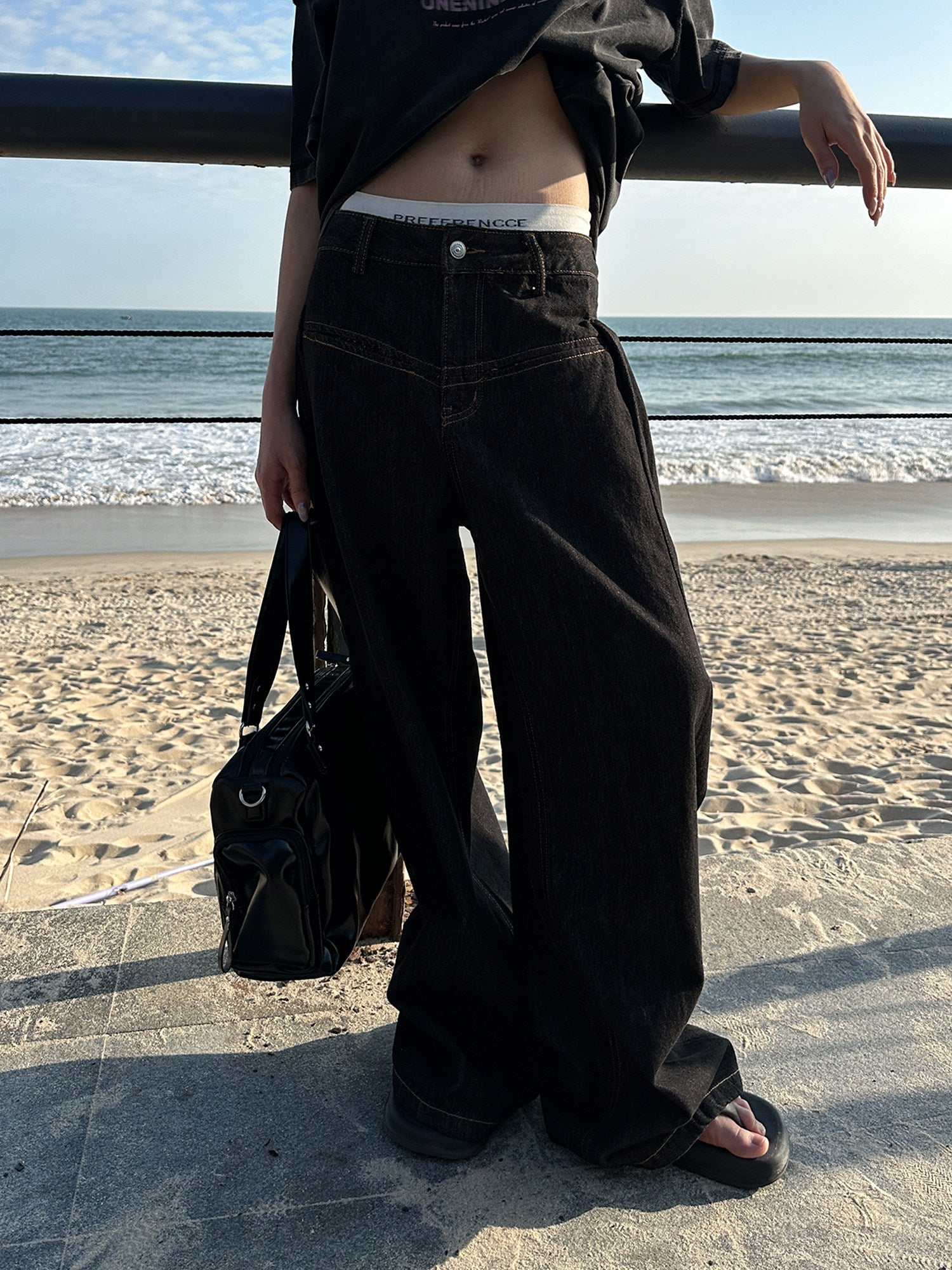 QS822B loose denim