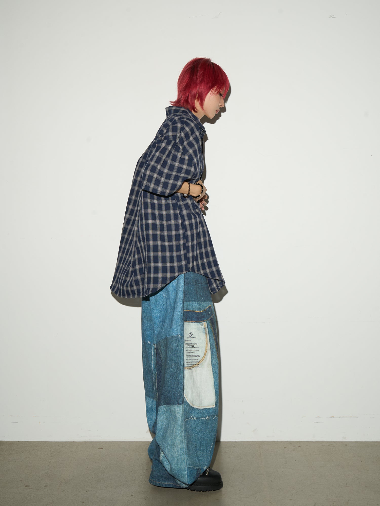 QS561B print denim