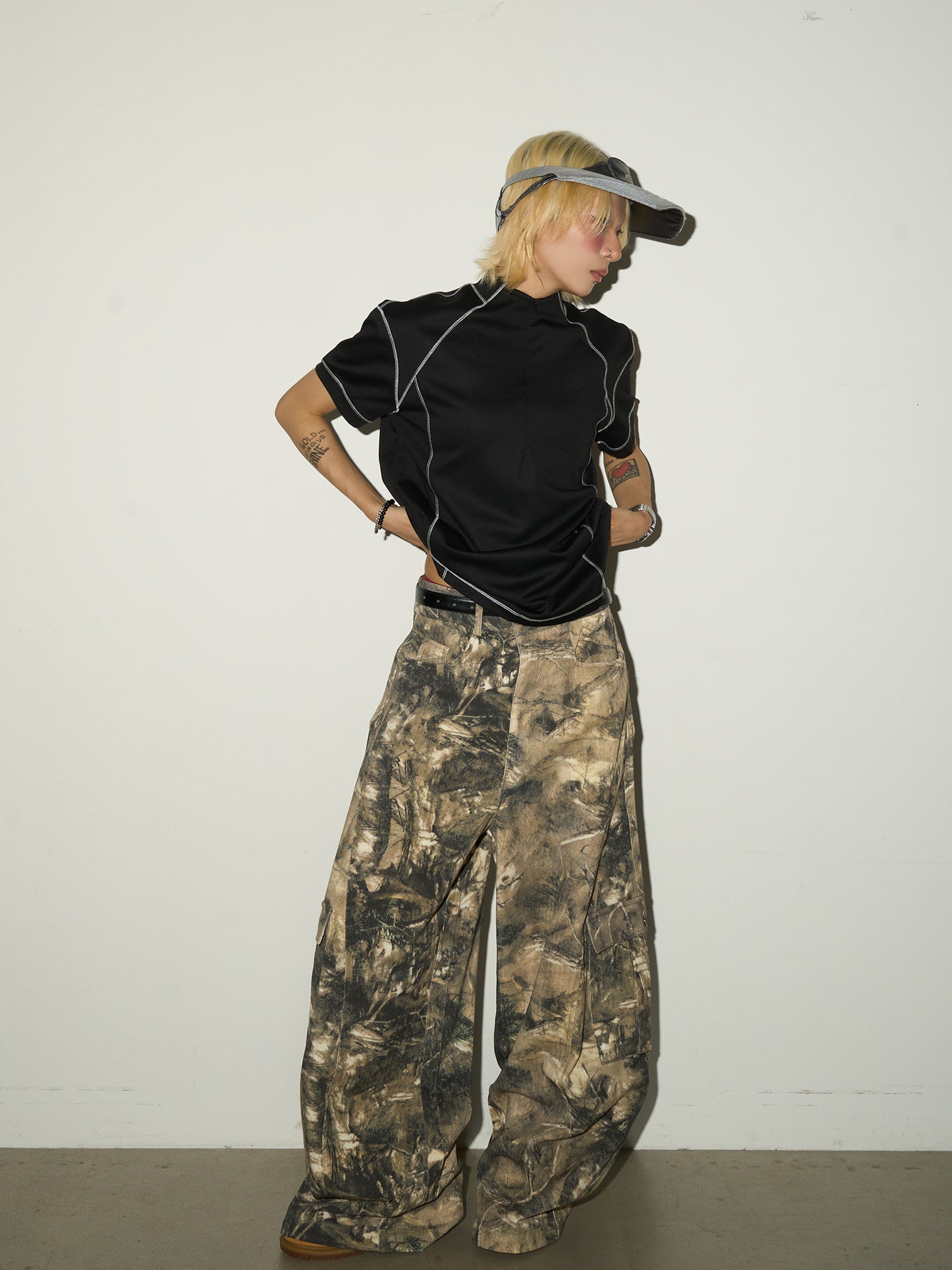 QS742B real tree pants