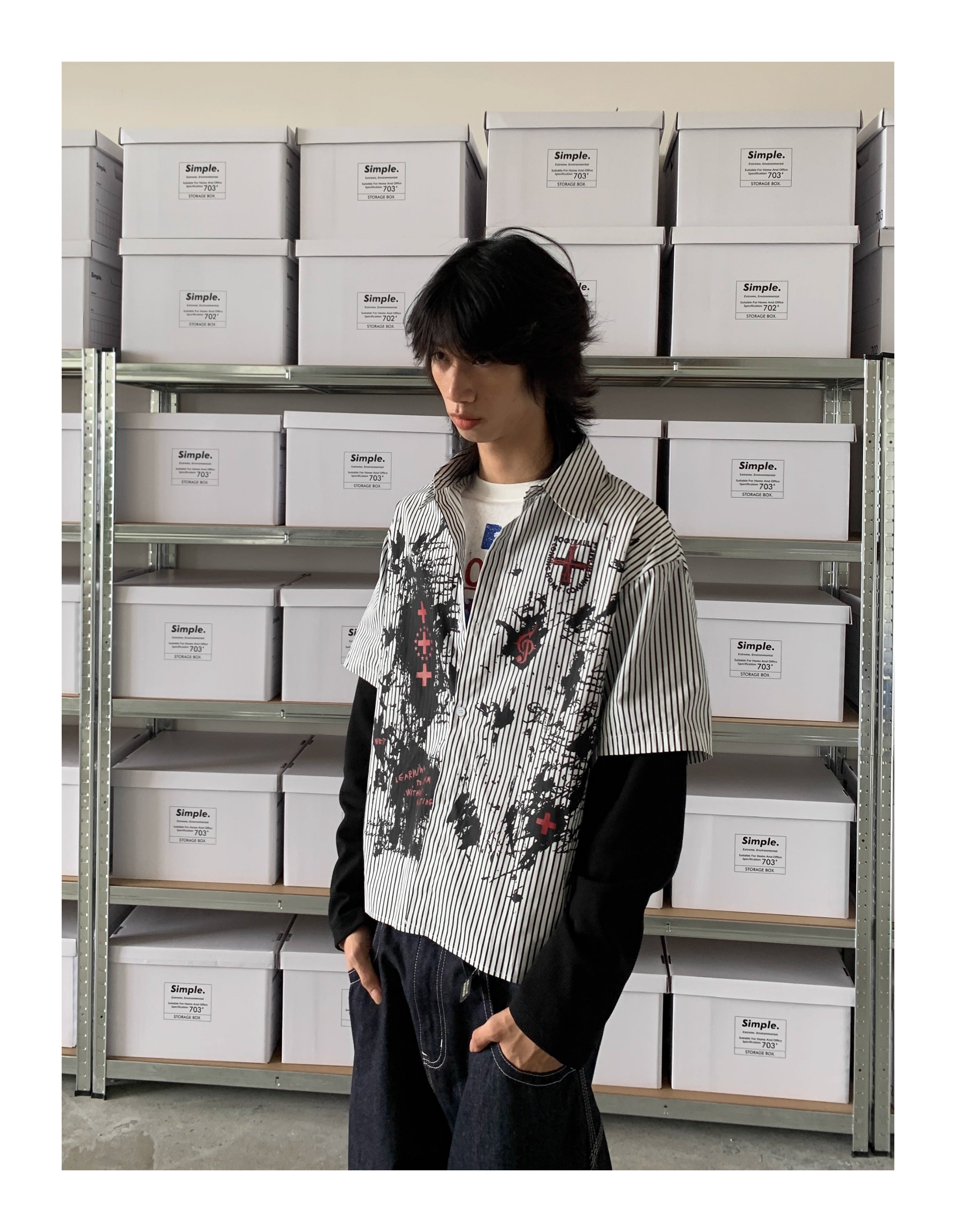 QS603B layered shirts