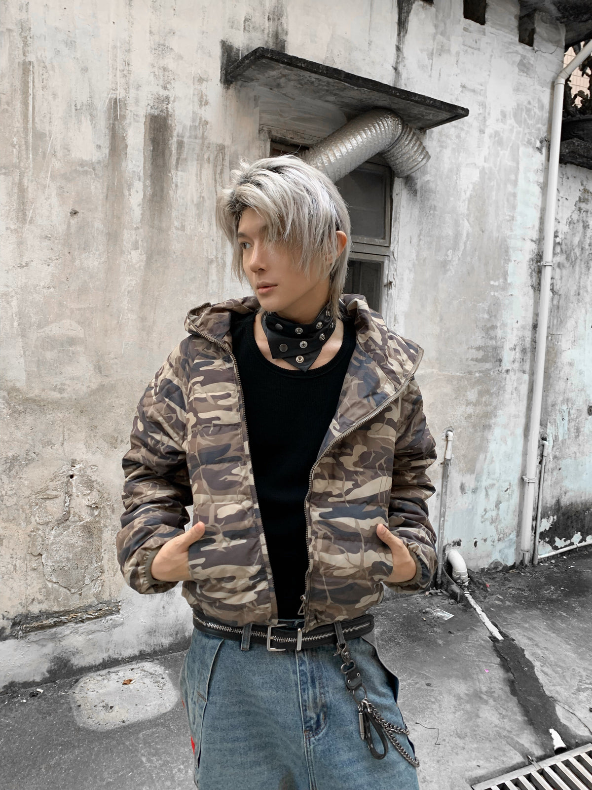 QS948B camo jacket
