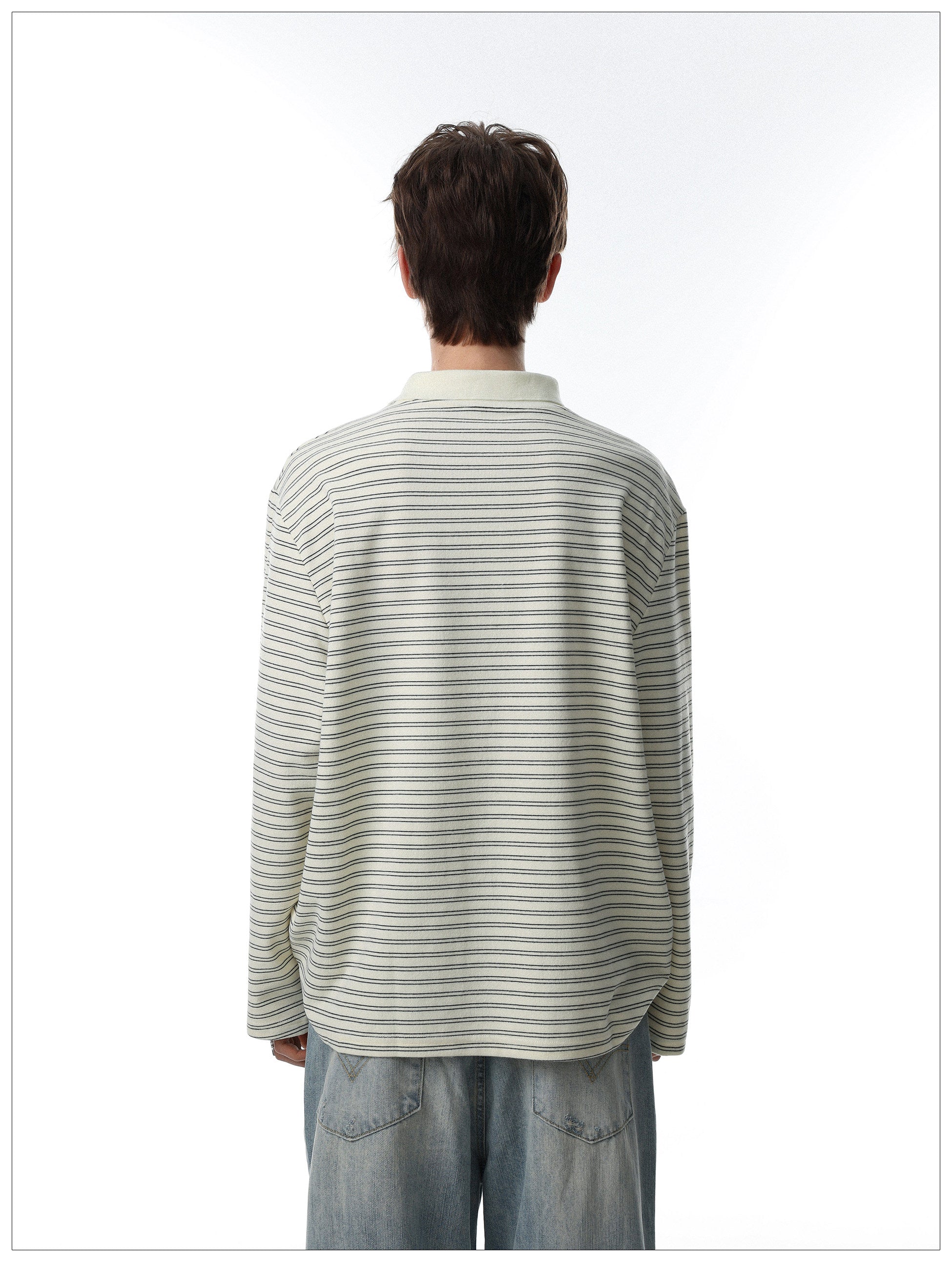 QS736B L/S polo