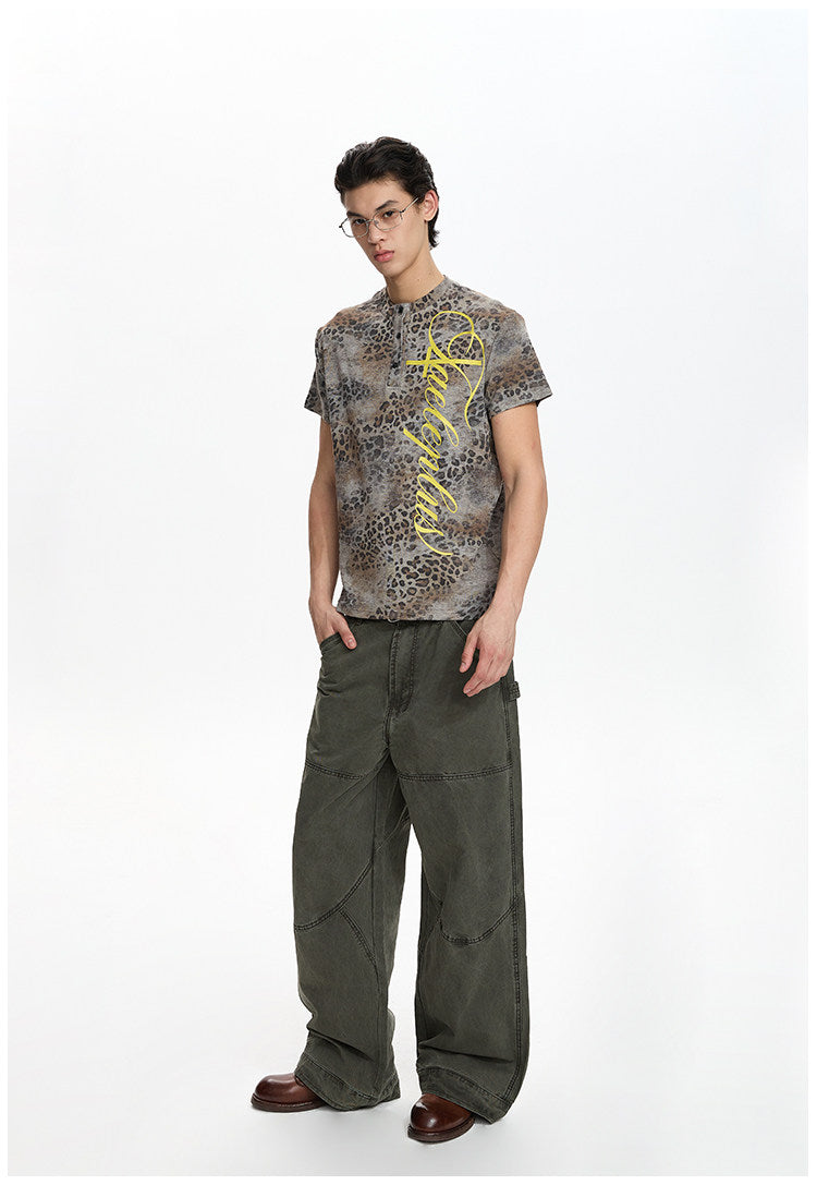 QS849 leopard tee