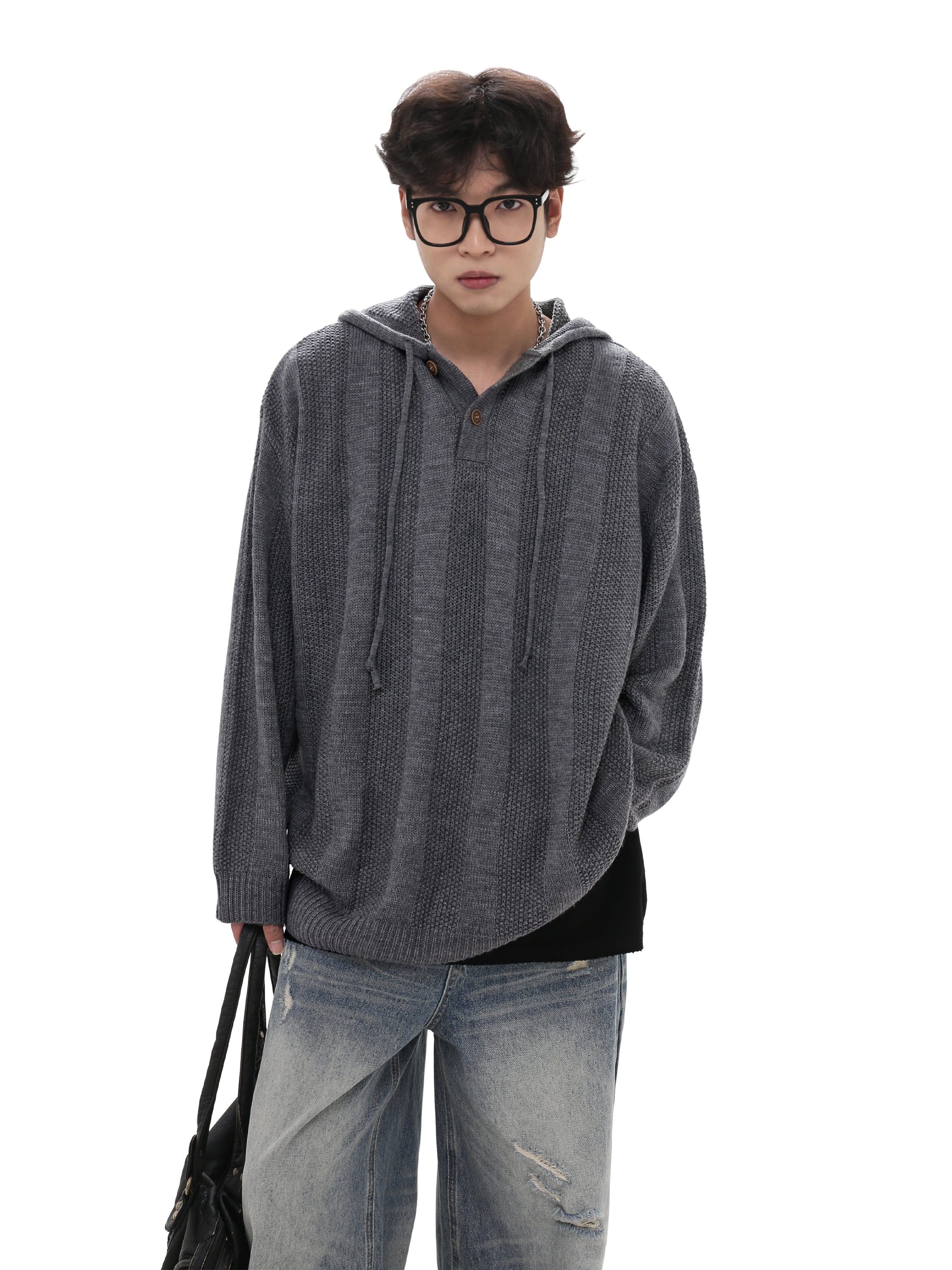 QS868A knit hoodie