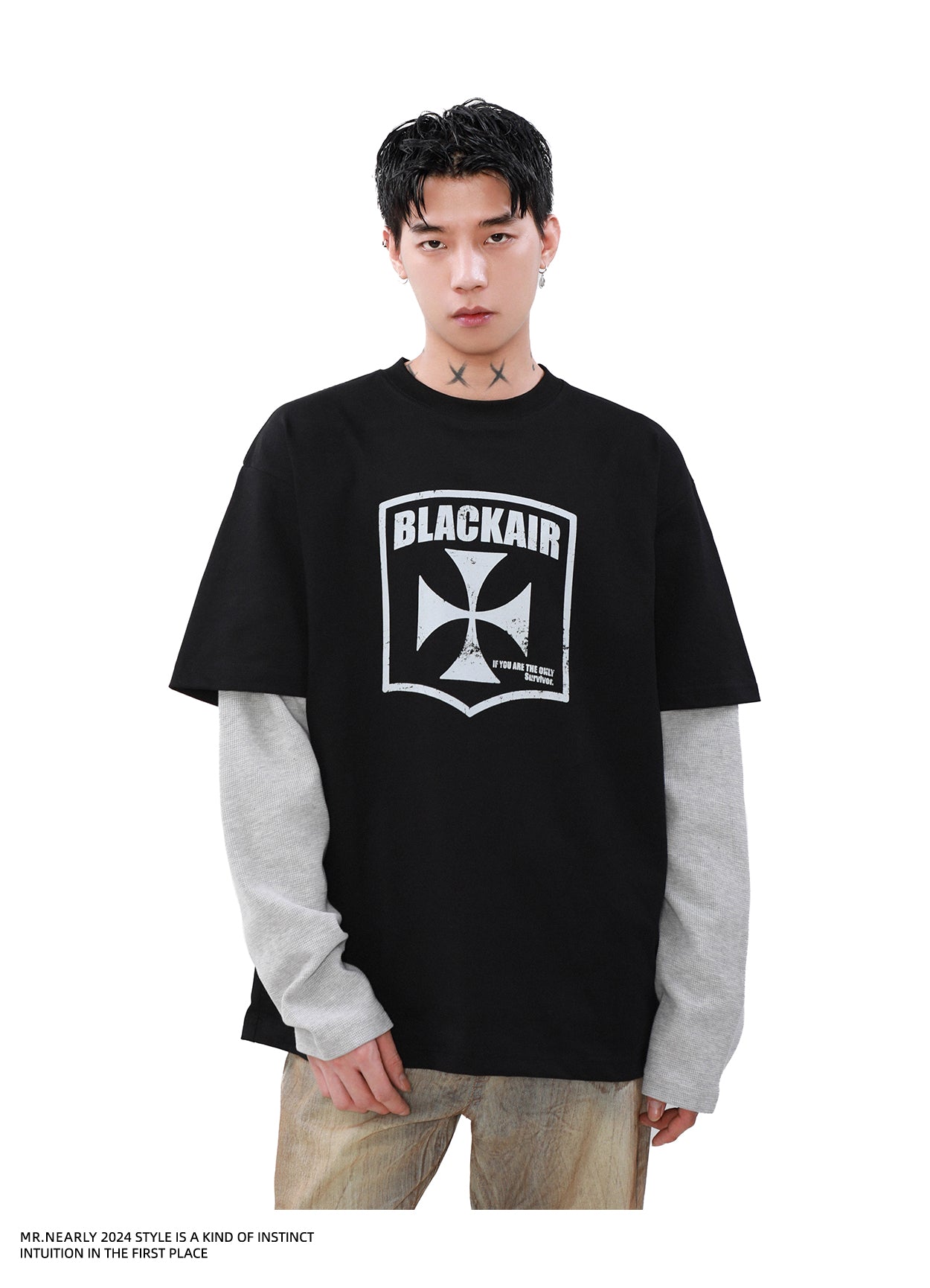 QS898A layered L/S tee