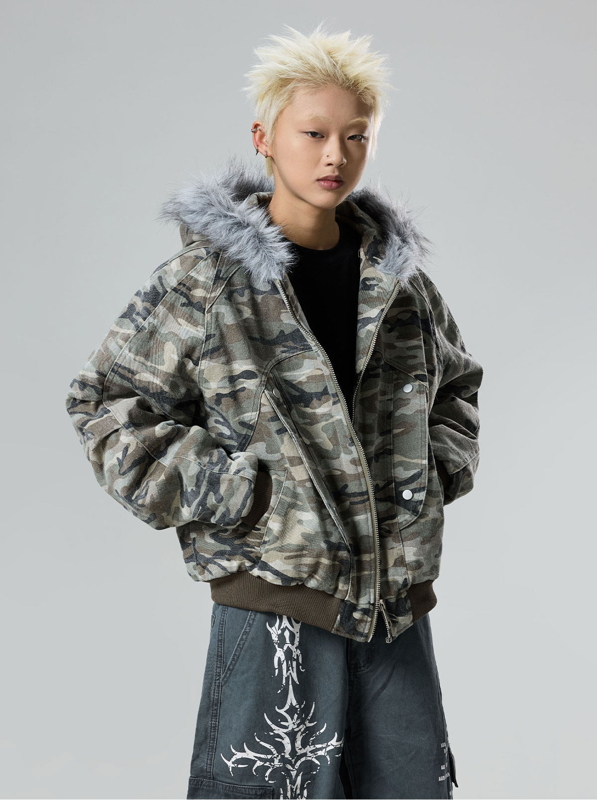 QS666B camouflage jacket