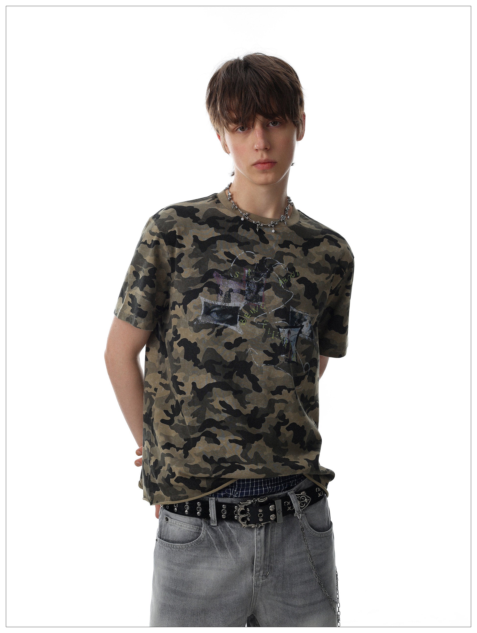 QS781B camouflage tee