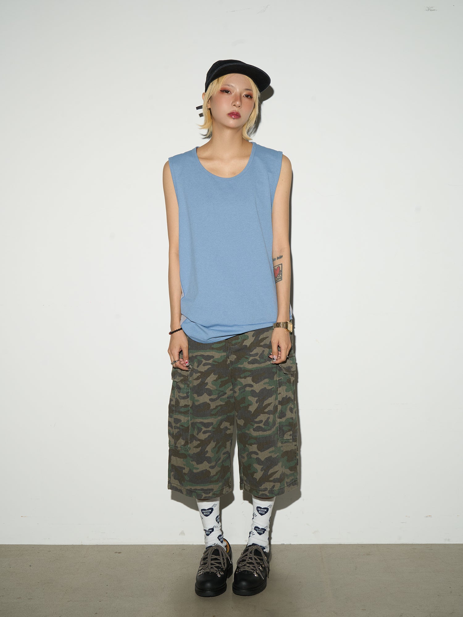 QS571B camouflage shorts