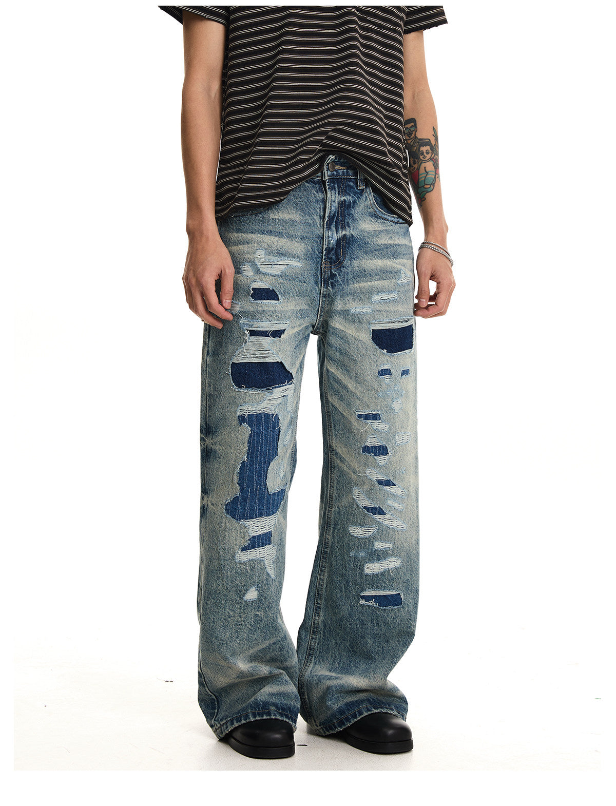 QS722B wash denim