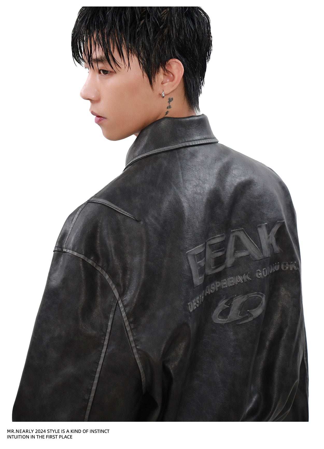 QS848A leather jacket