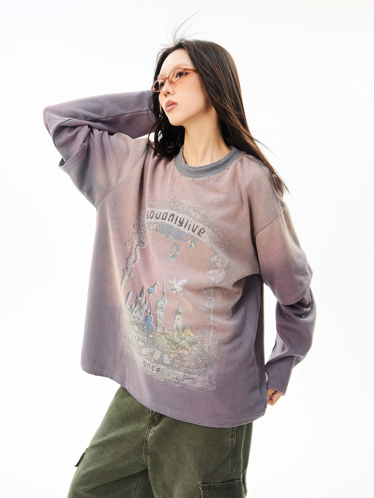 QS976A layered L/S tee