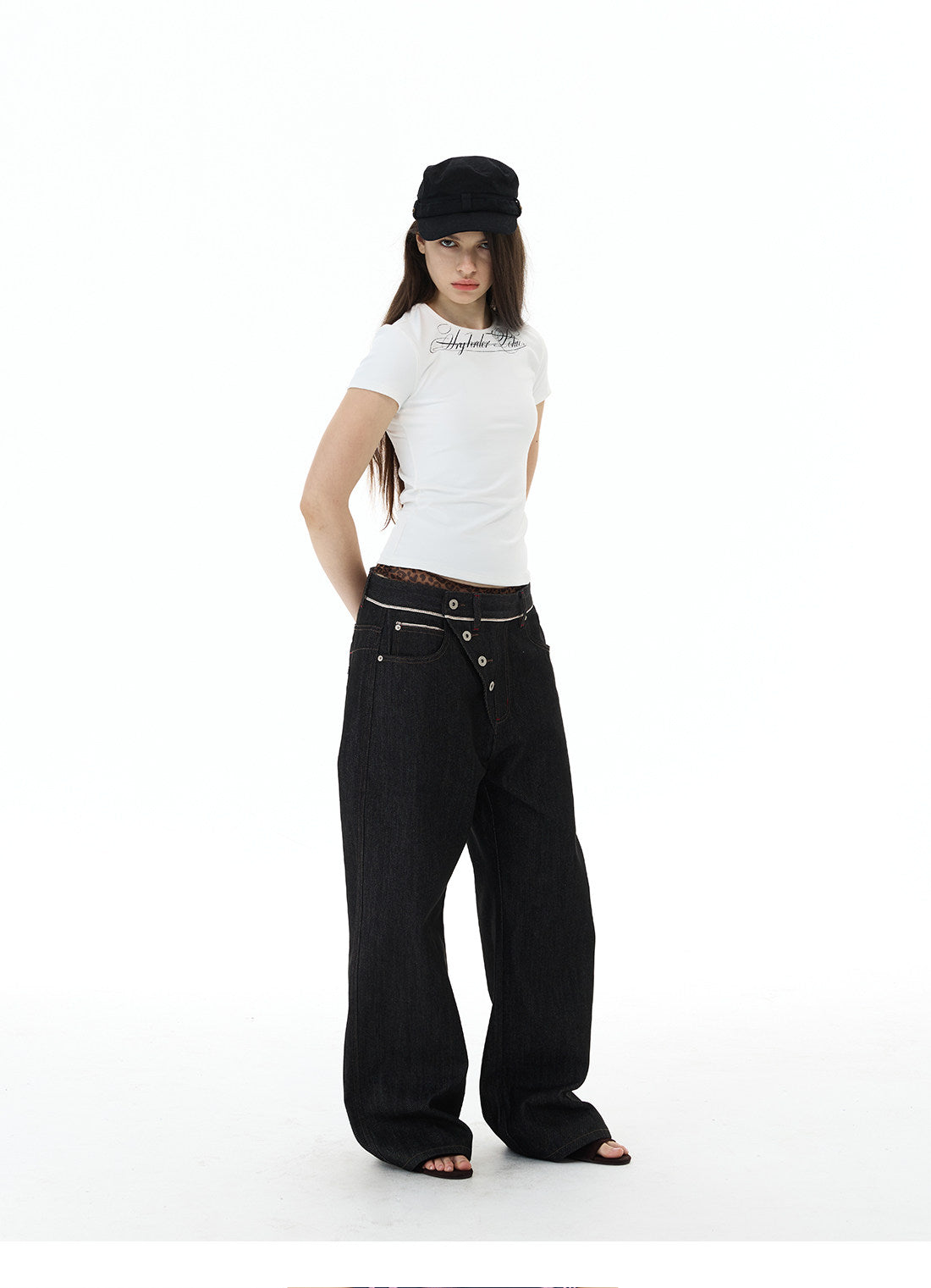 QS749B rigid denim