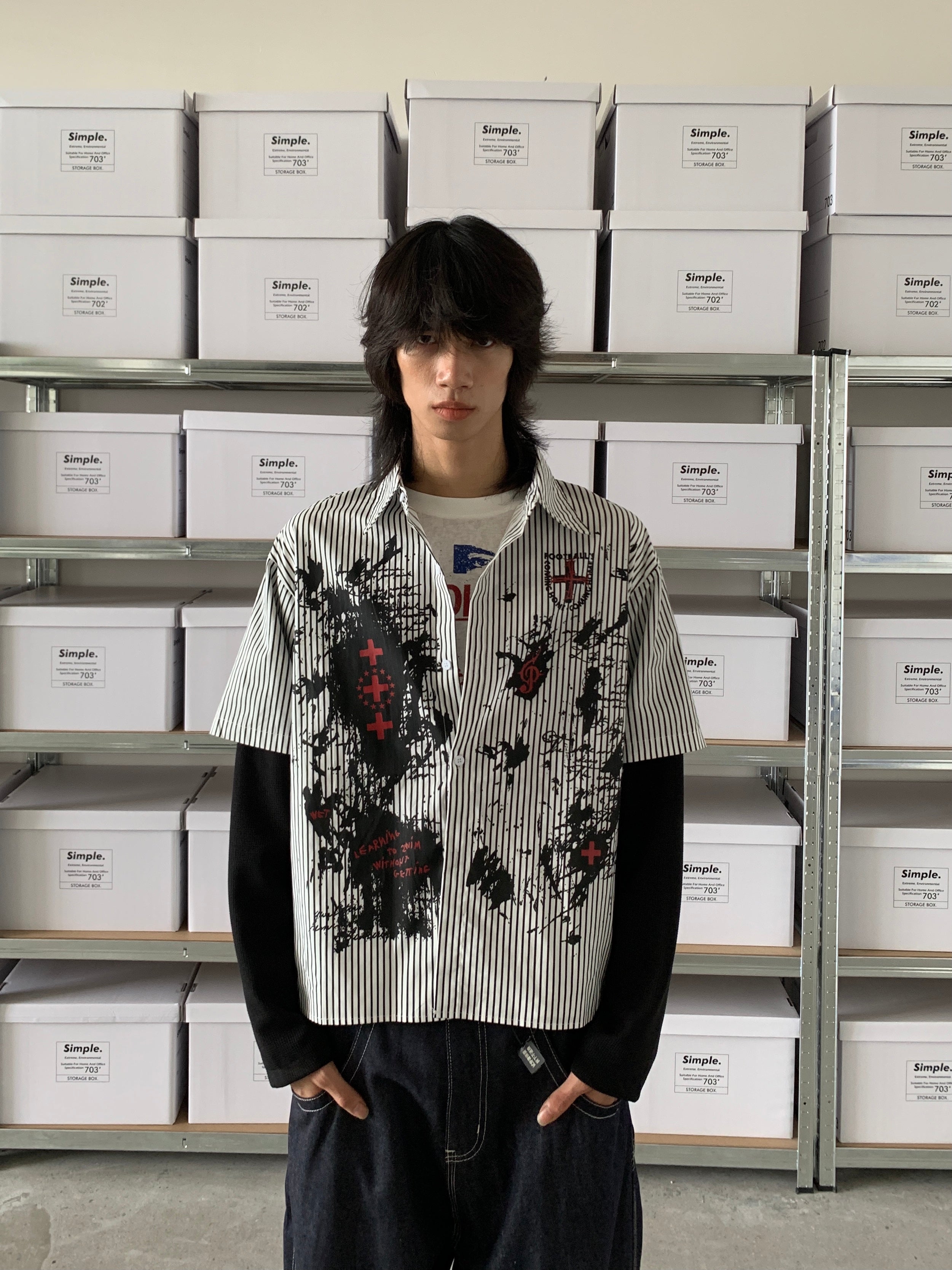 QS603B layered shirts