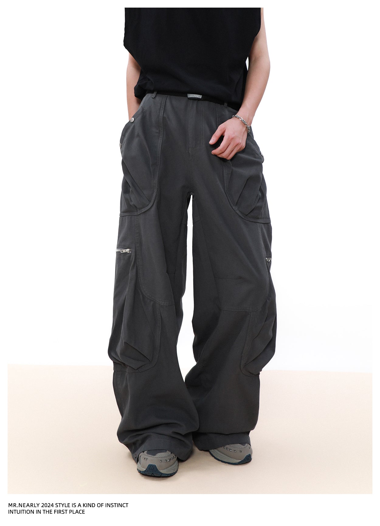 QS769A multi pocket pants