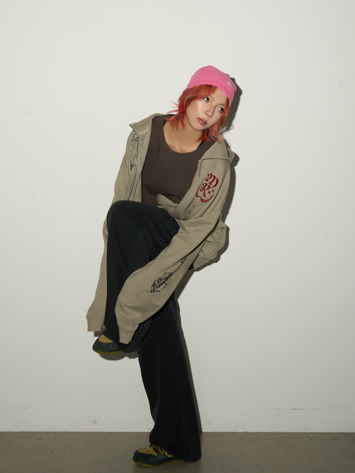 QS708B zip hoodie