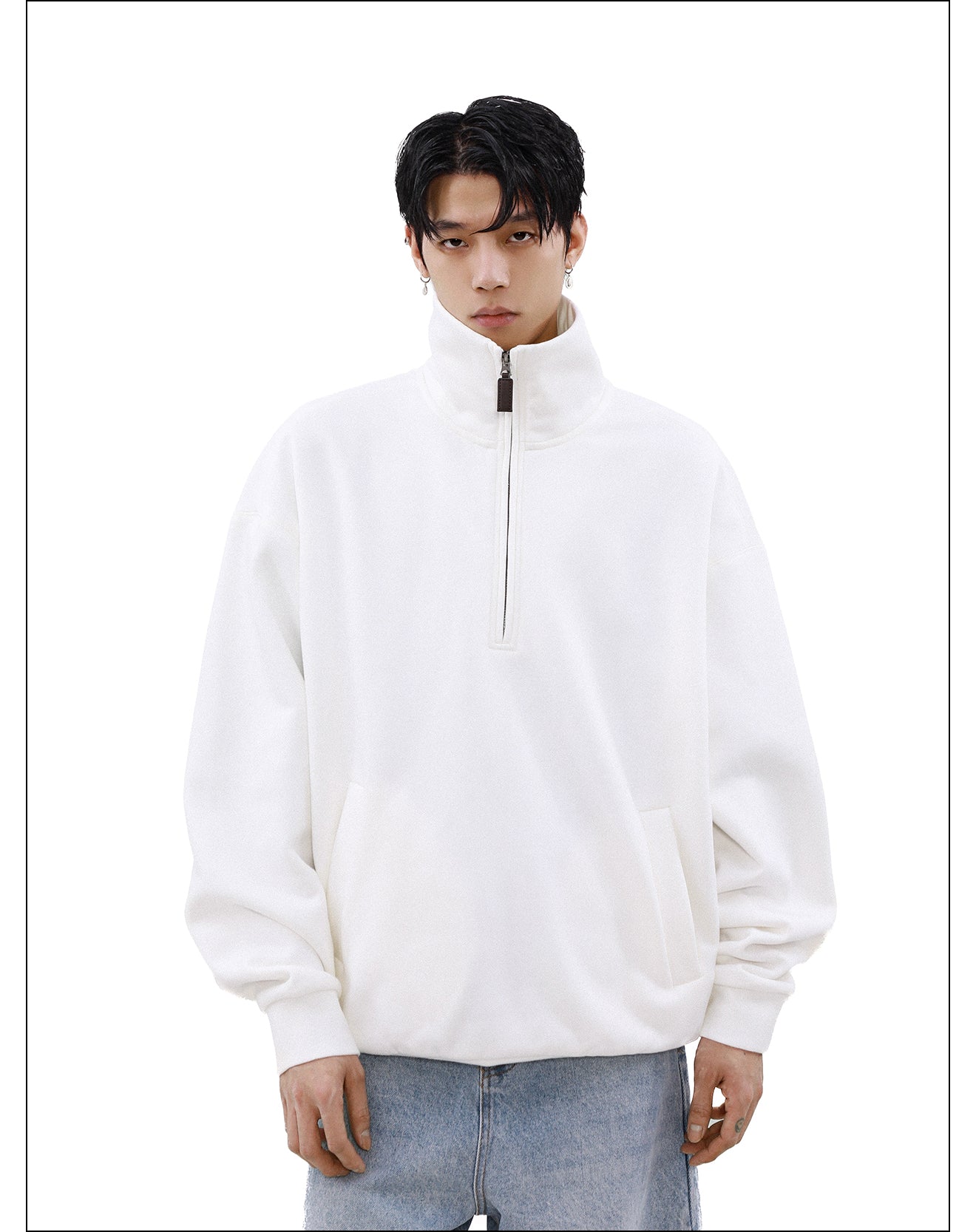 QS090B half zip tops