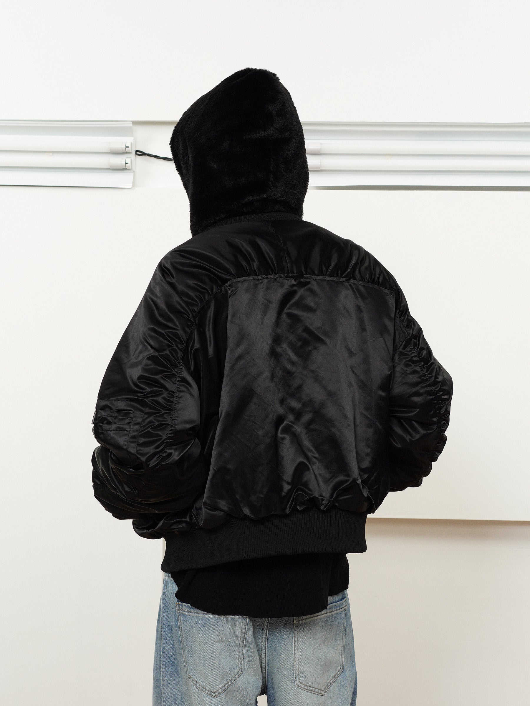 QS146B hoodie bomber jacket