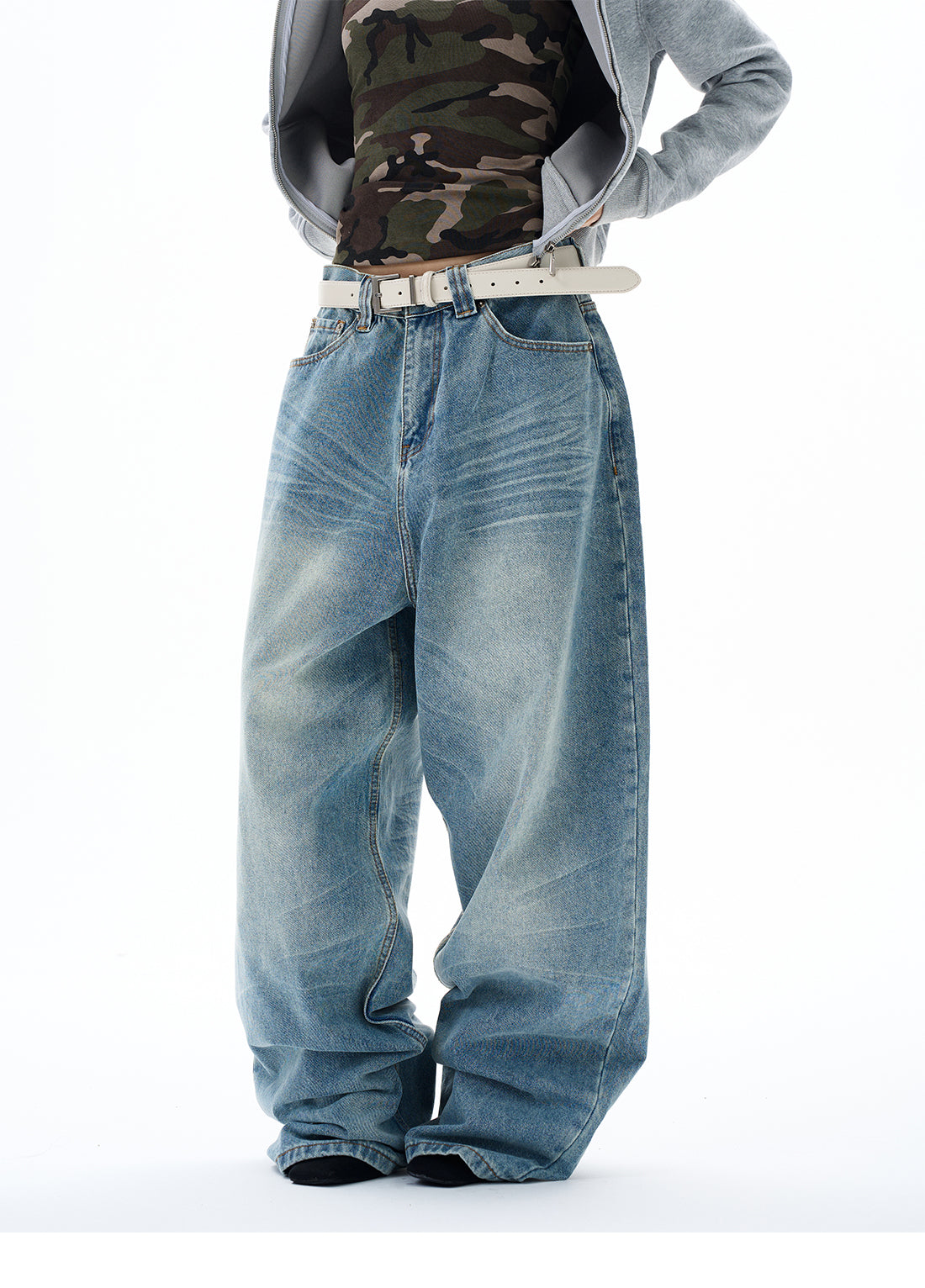 QS642B wash denim