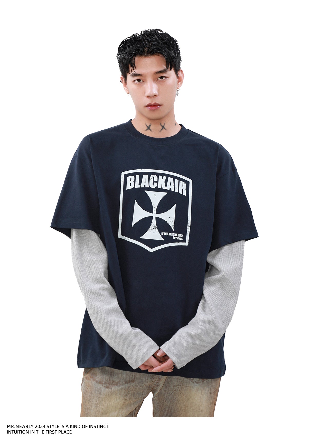 QS898A layered L/S tee