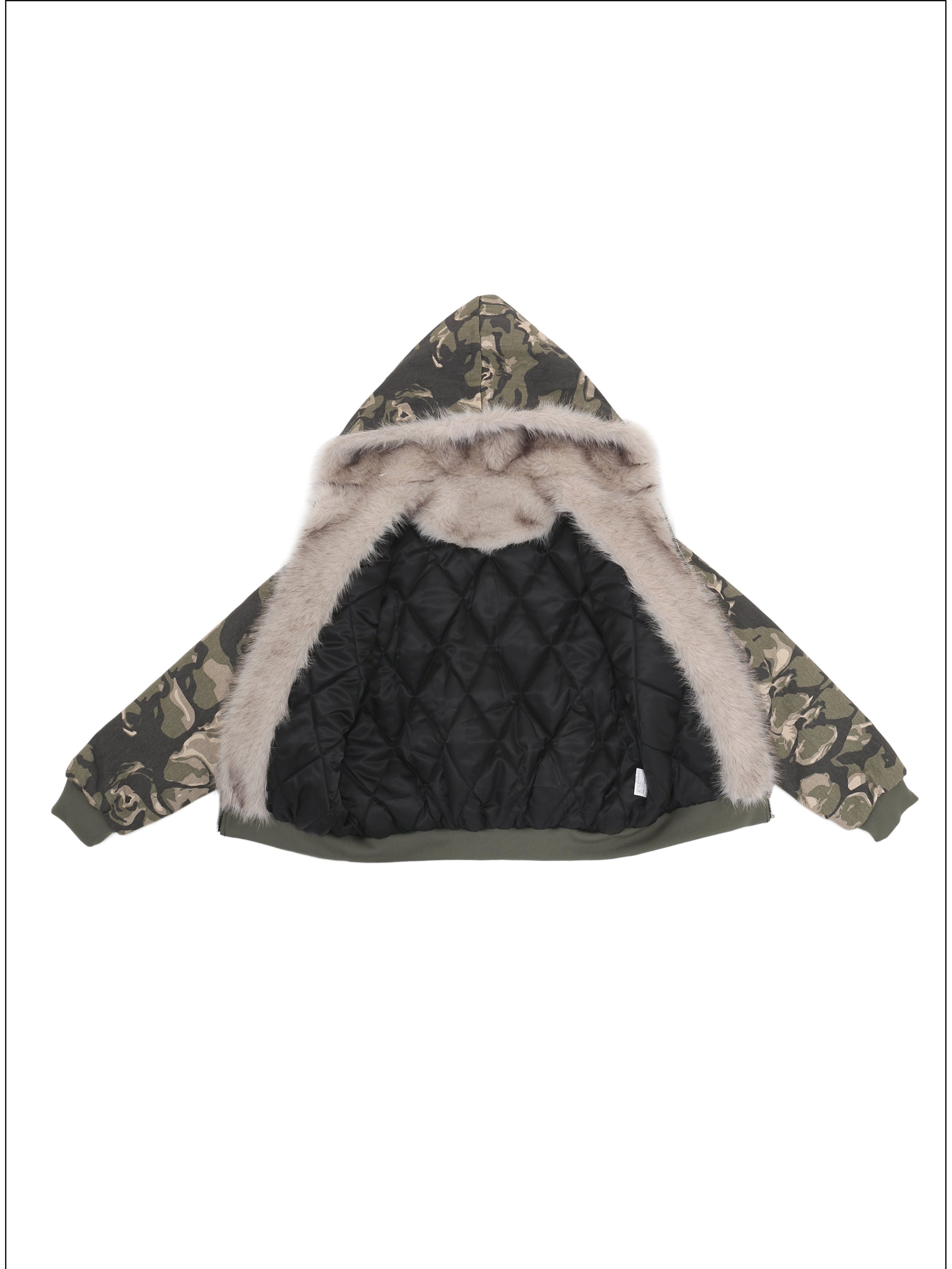 QS080B camouflage hoodie jacket