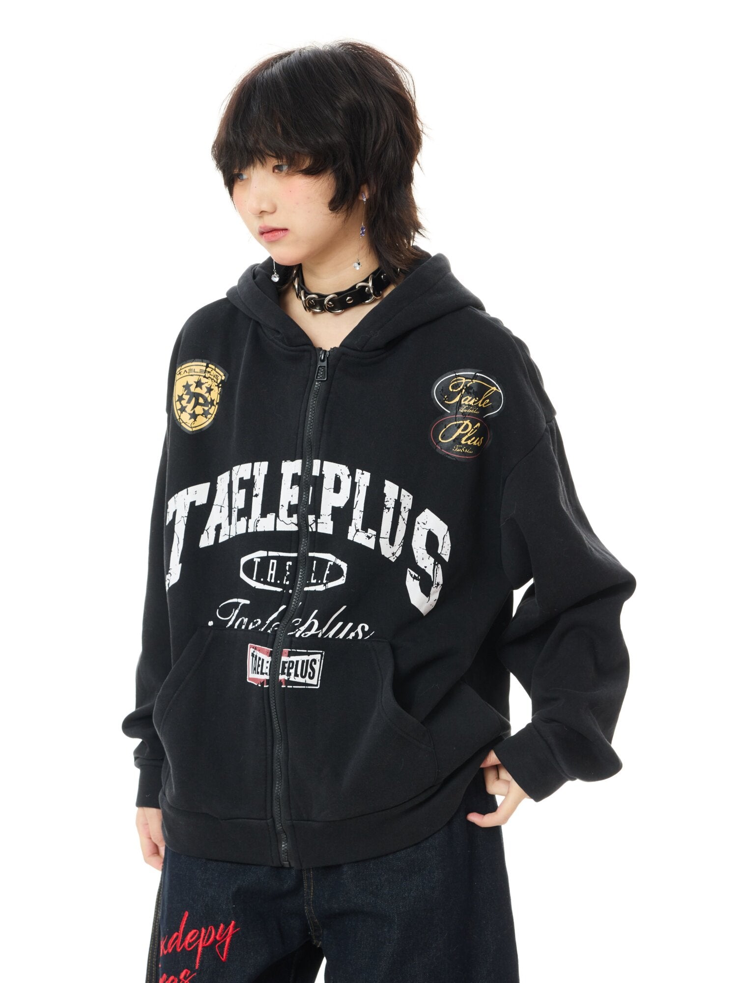 QS765B zip hoodie