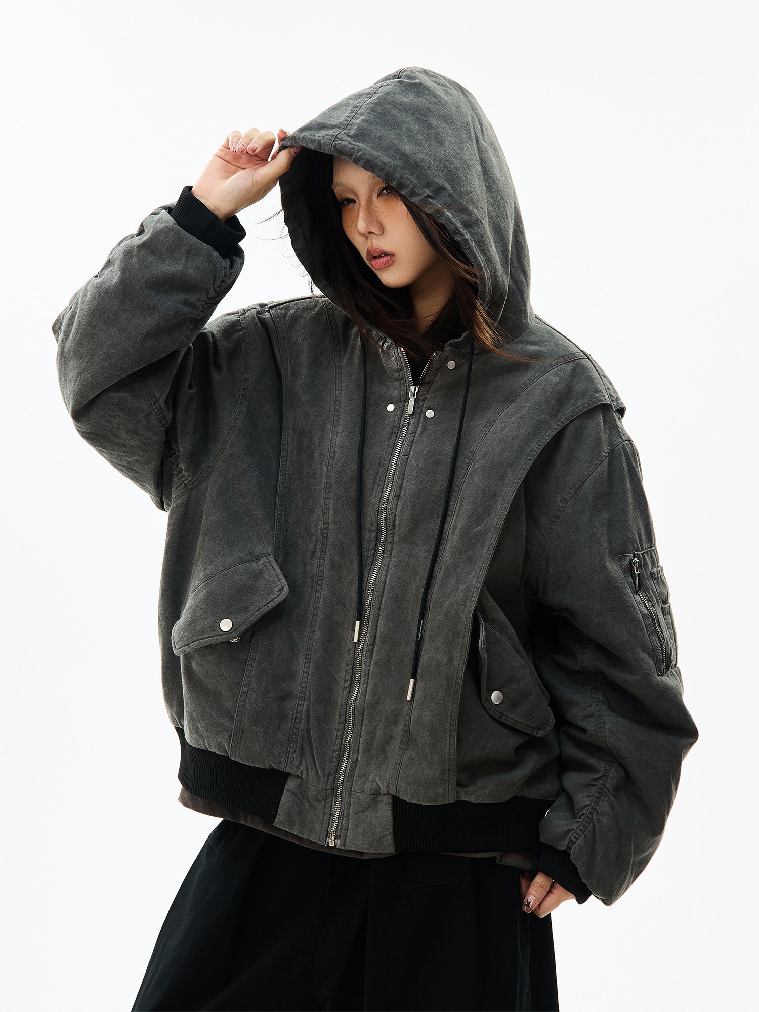 QS055B hoodie jacket