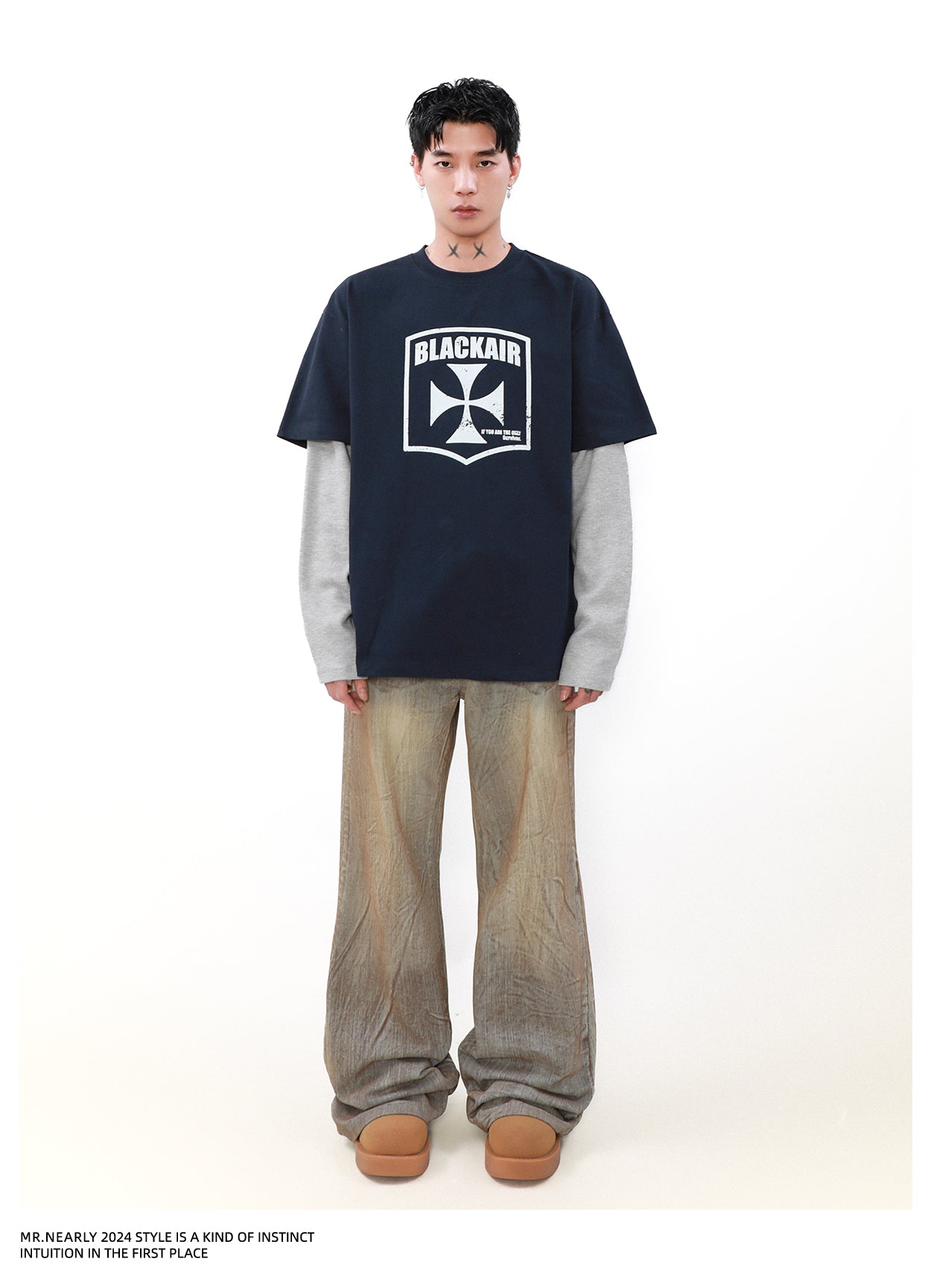 QS898A layered L/S tee