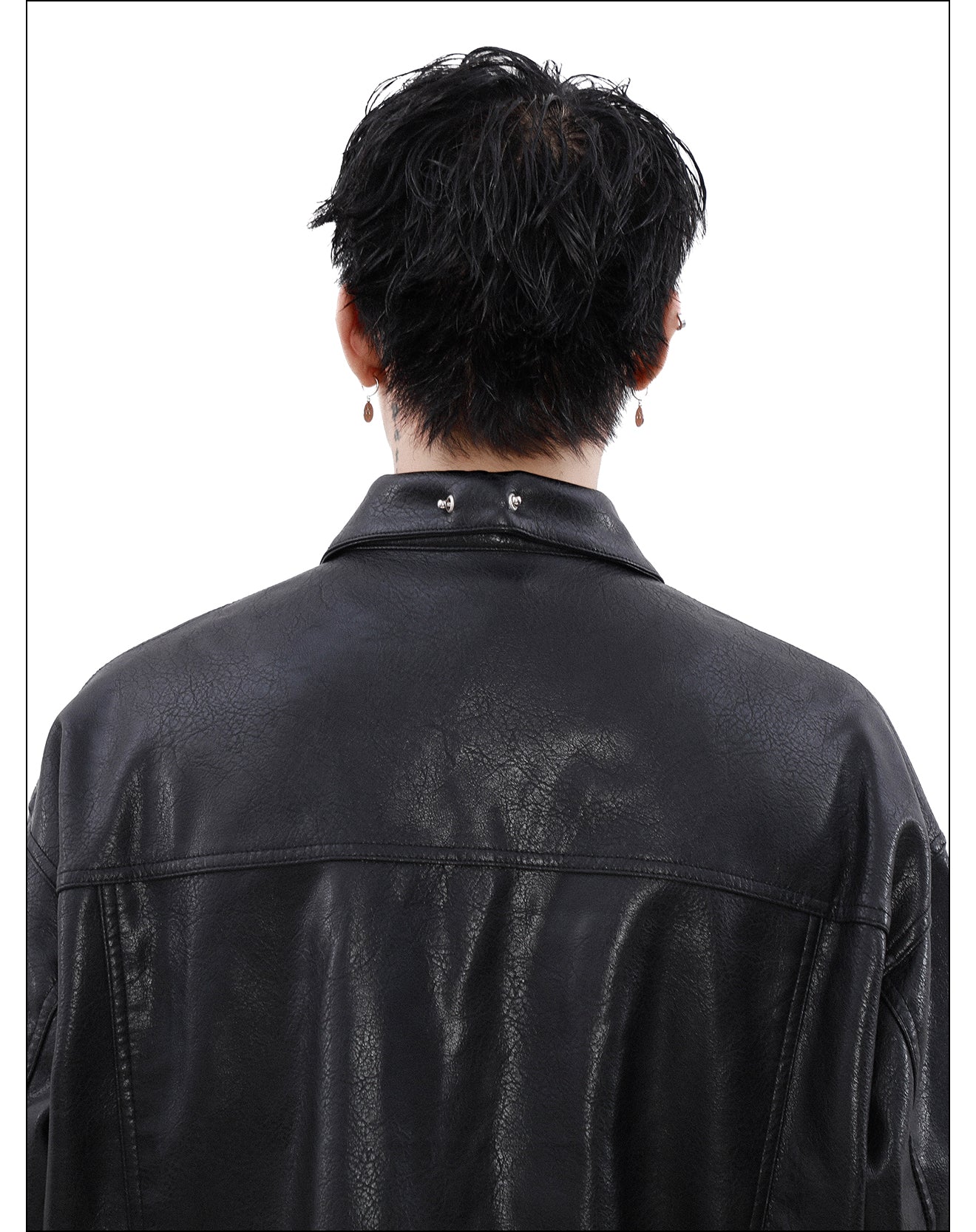 QS002B leather jacket