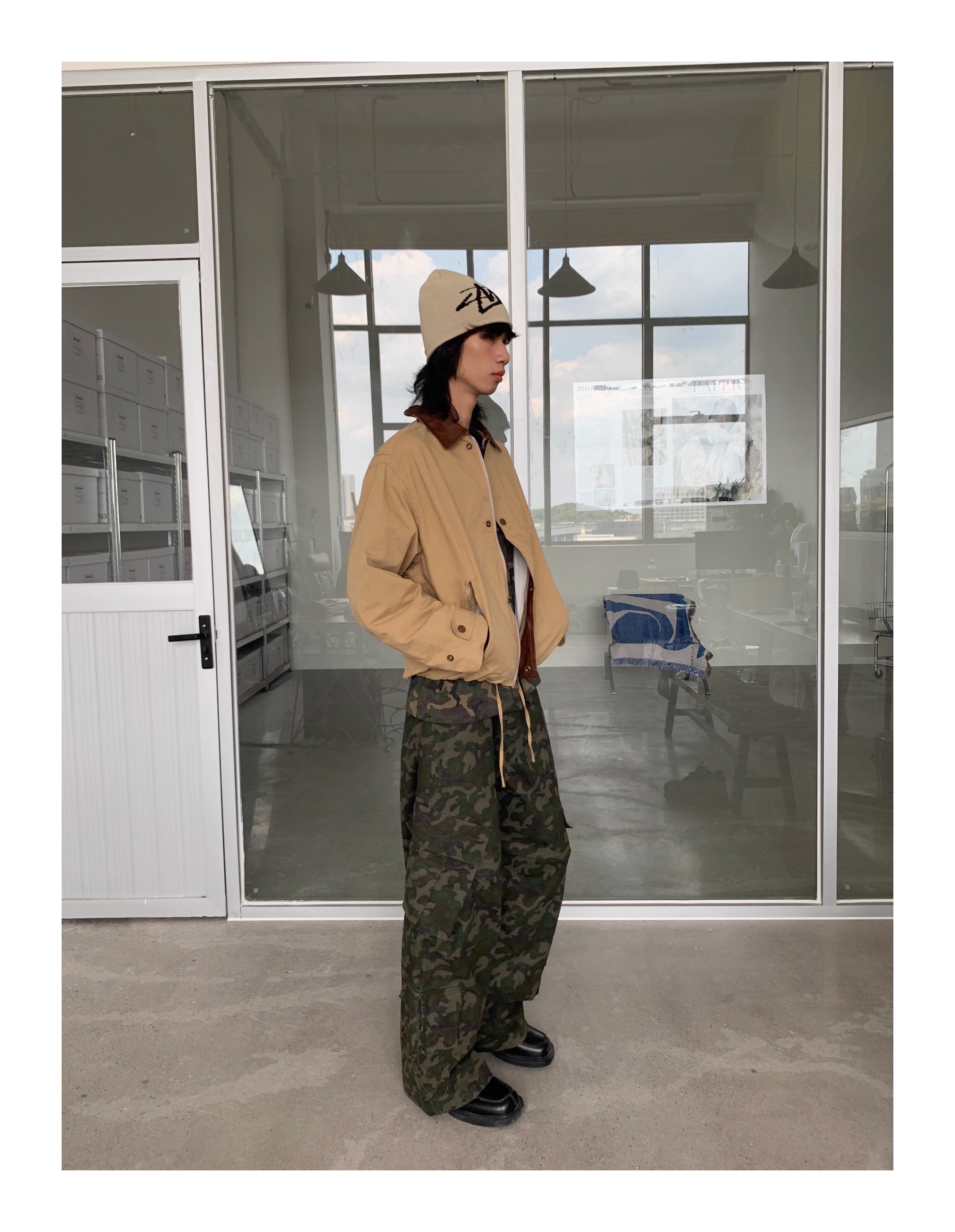 パンツ (QS86) CAMOUFLAGE PANTS QS593B camouflage pants