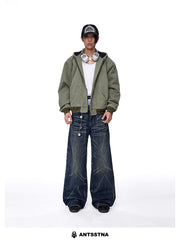 QS259B zip hoodie