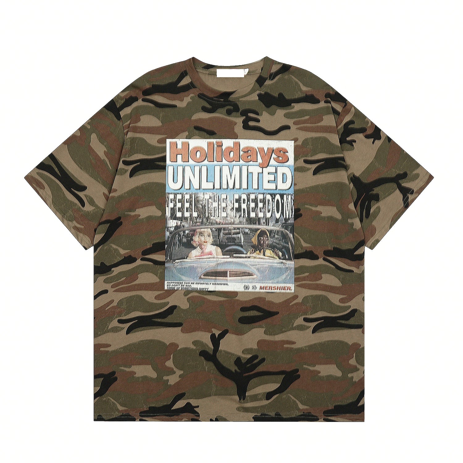 QS576B camouflage tee