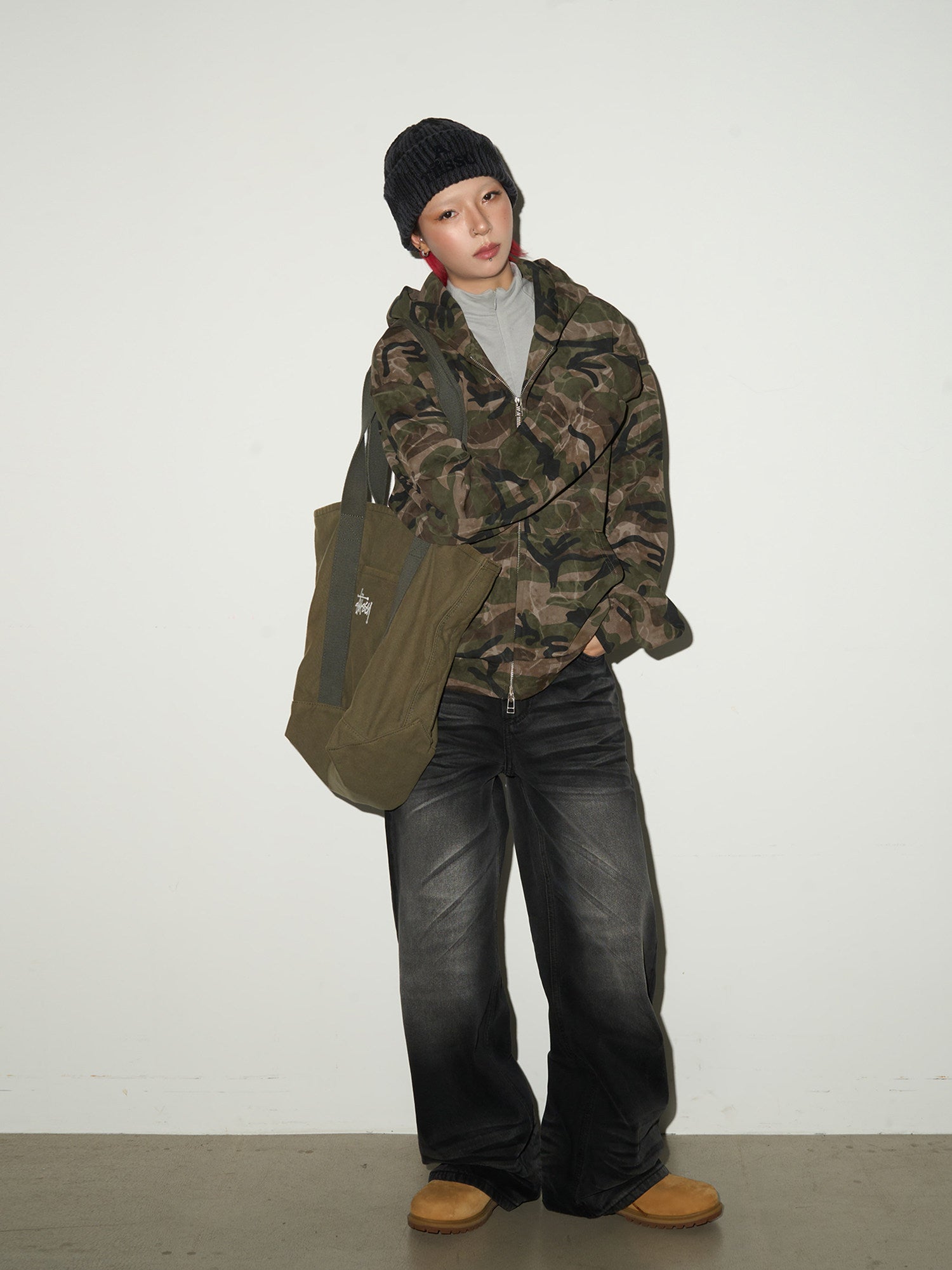 QS740B wash denim