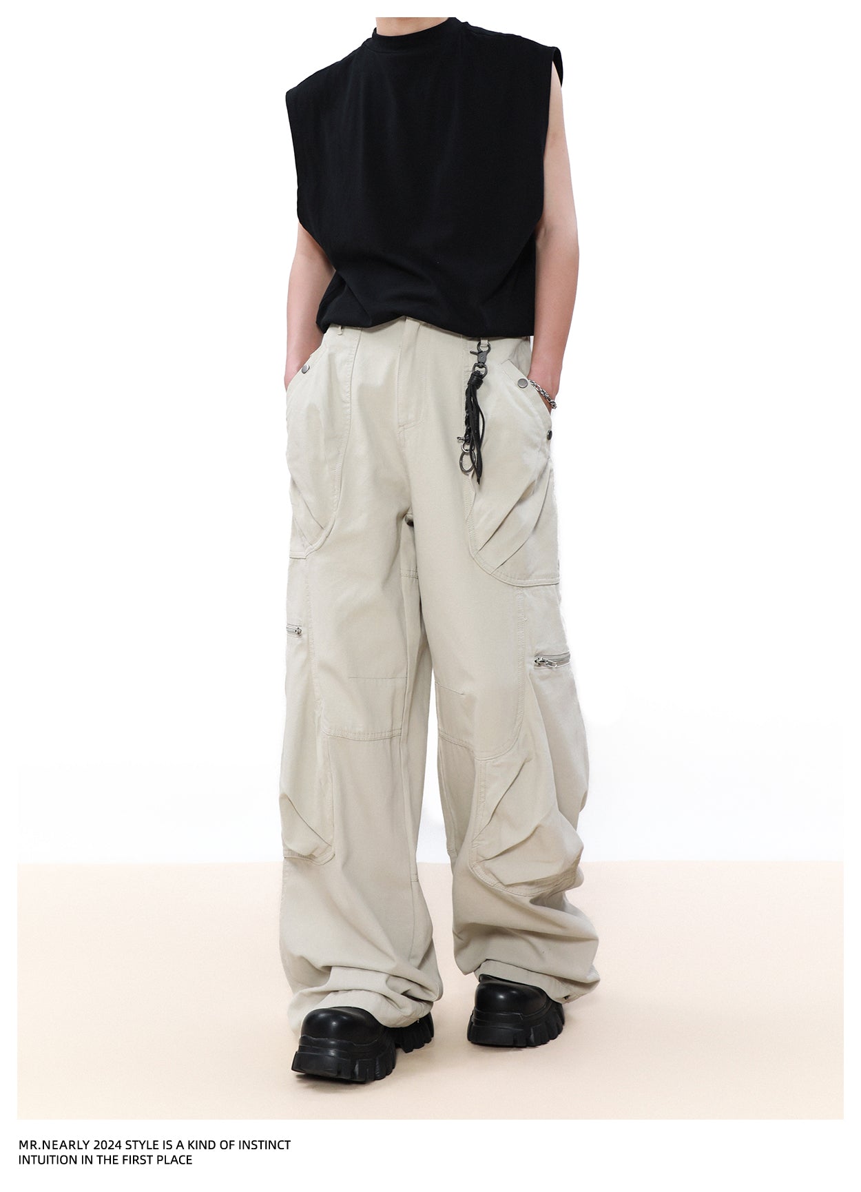 QS769A multi pocket pants